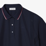 Kadın Oversize Fit Kısa Kollu Lacivert Polo