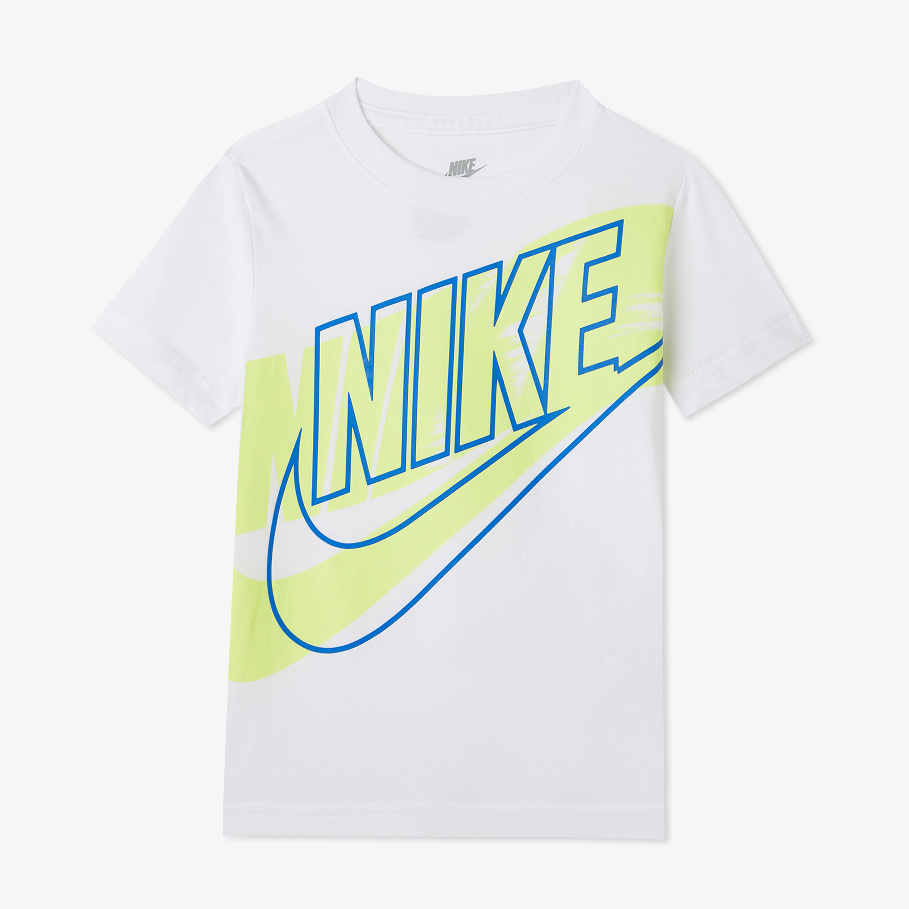 Nike Sportswear On The Move Çocuk Beyaz Mavi Şort Takım