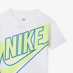 Nike Sportswear On The Move Çocuk Beyaz Mavi Şort Takım