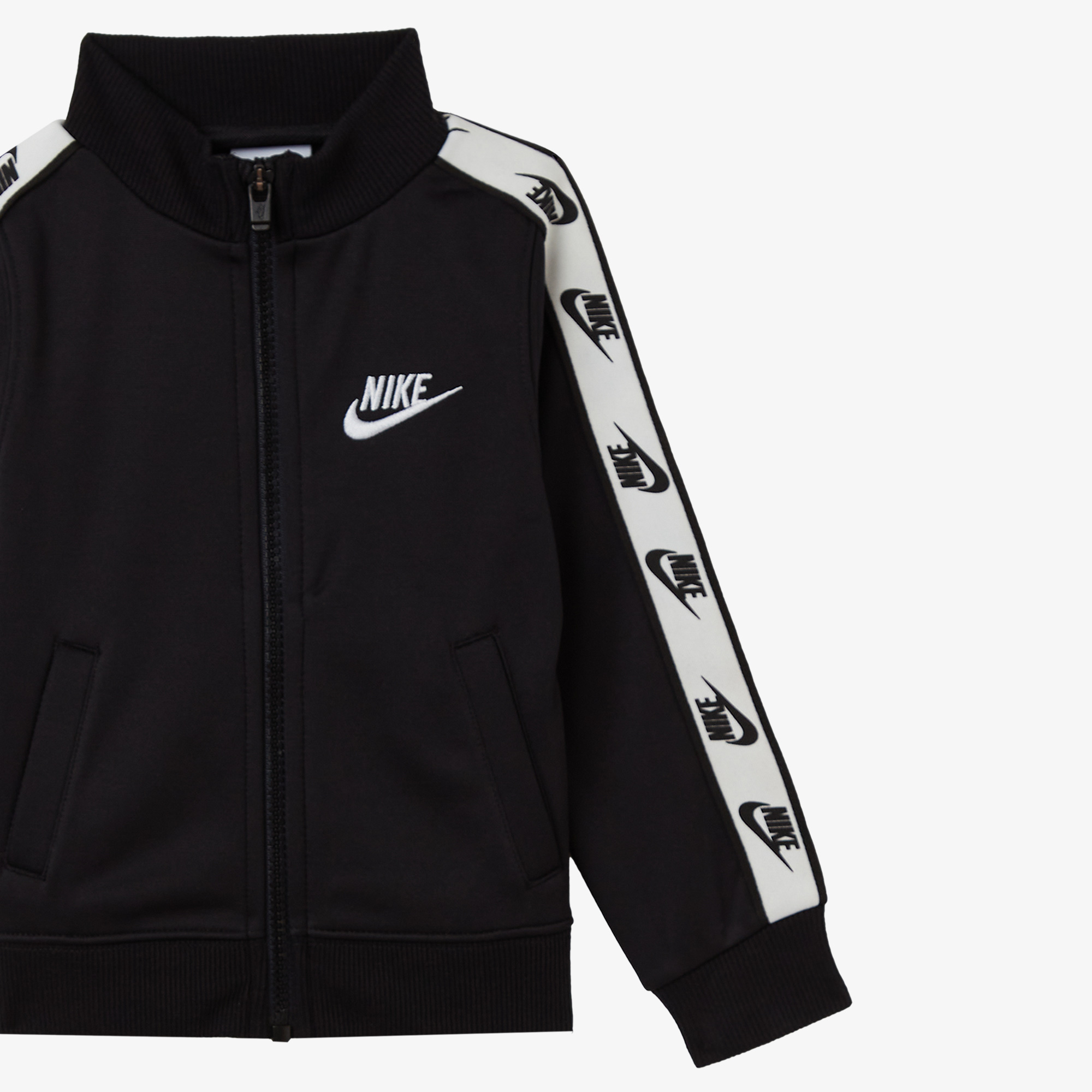 Nike Sportswear Logo Tapping Çocuk Siyah Eşofman Takımı