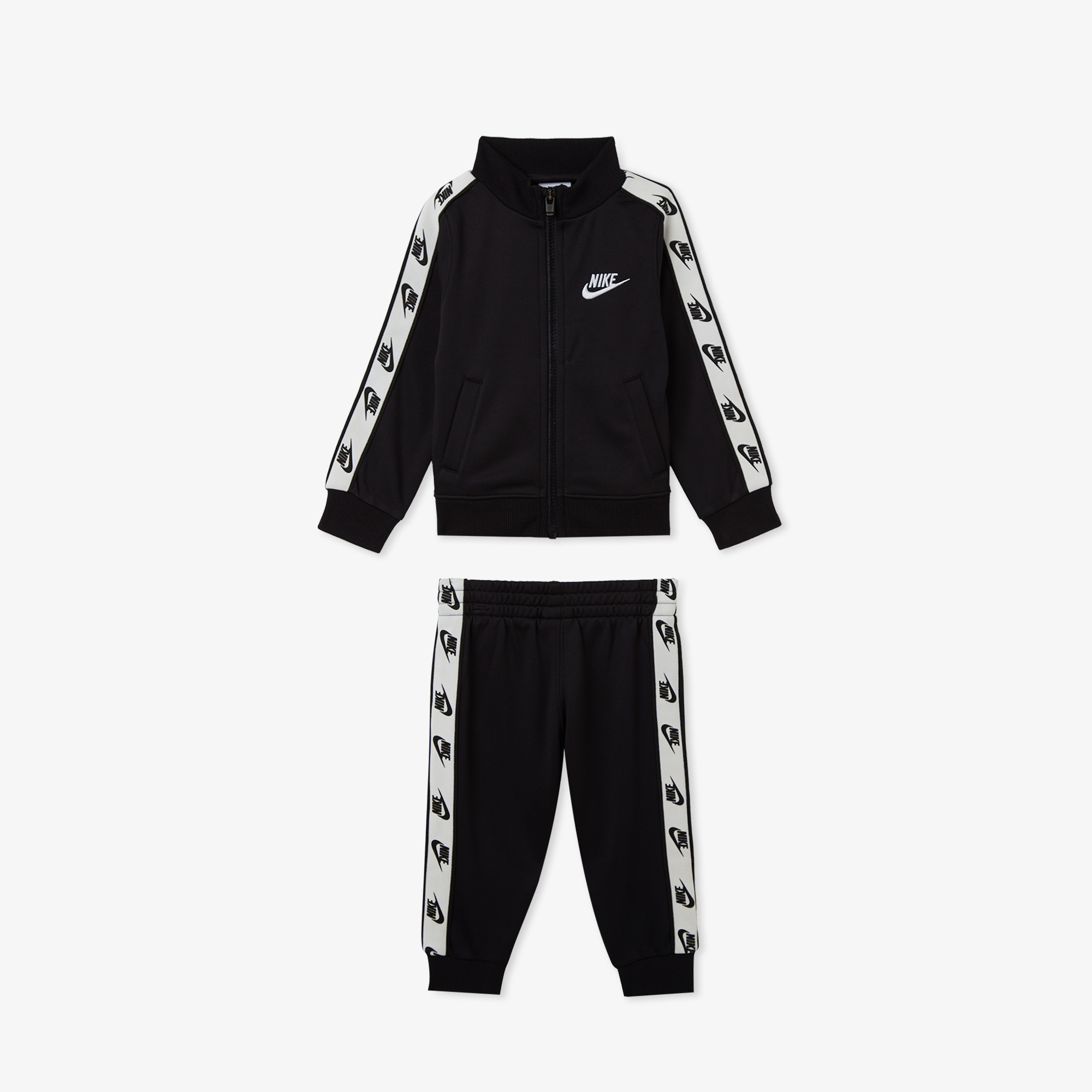 Nike Sportswear Logo Tapping Çocuk Siyah Eşofman Takımı