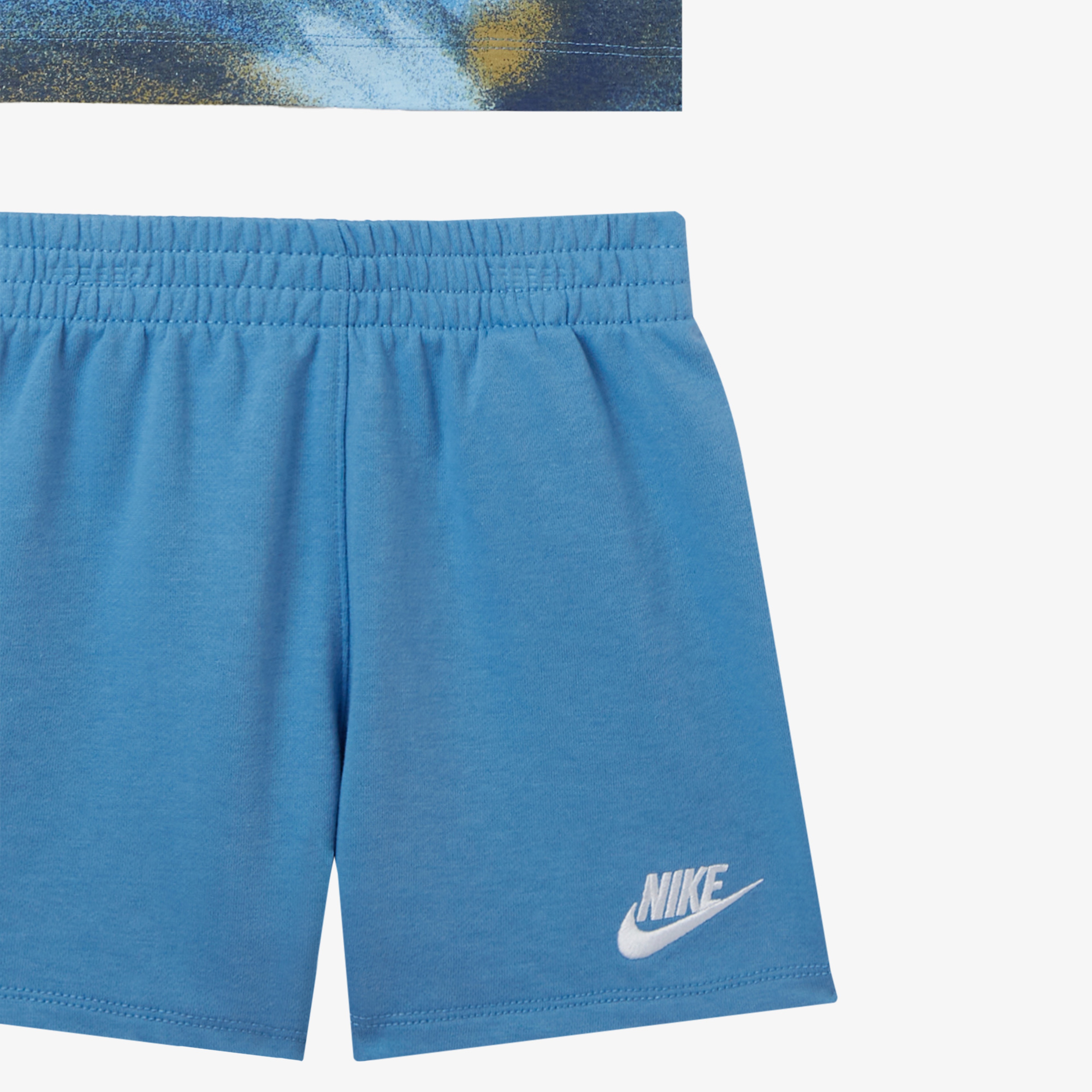 Nike Club Express Çocuk Mavi Şort Takım