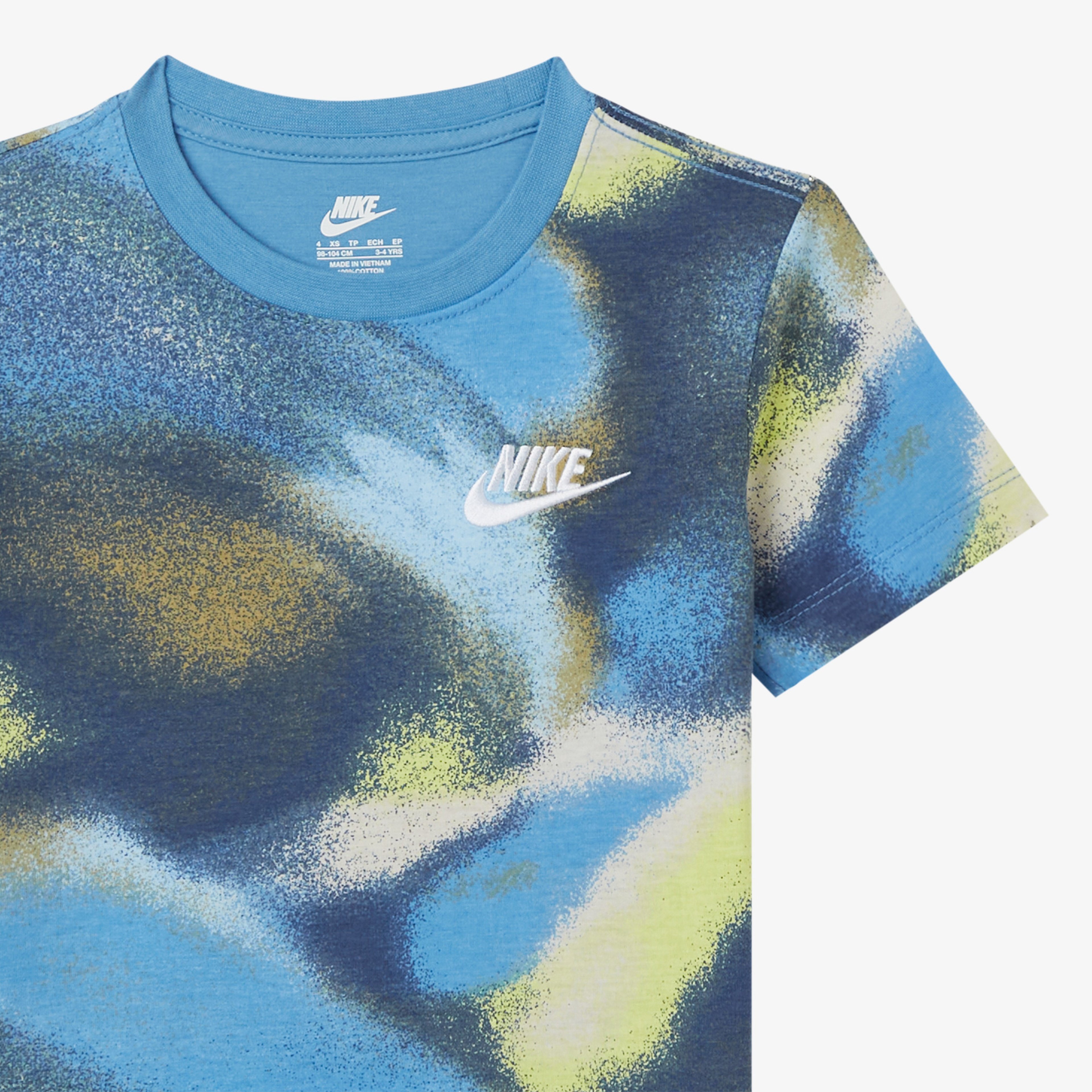 Nike Club Express Çocuk Mavi Şort Takım