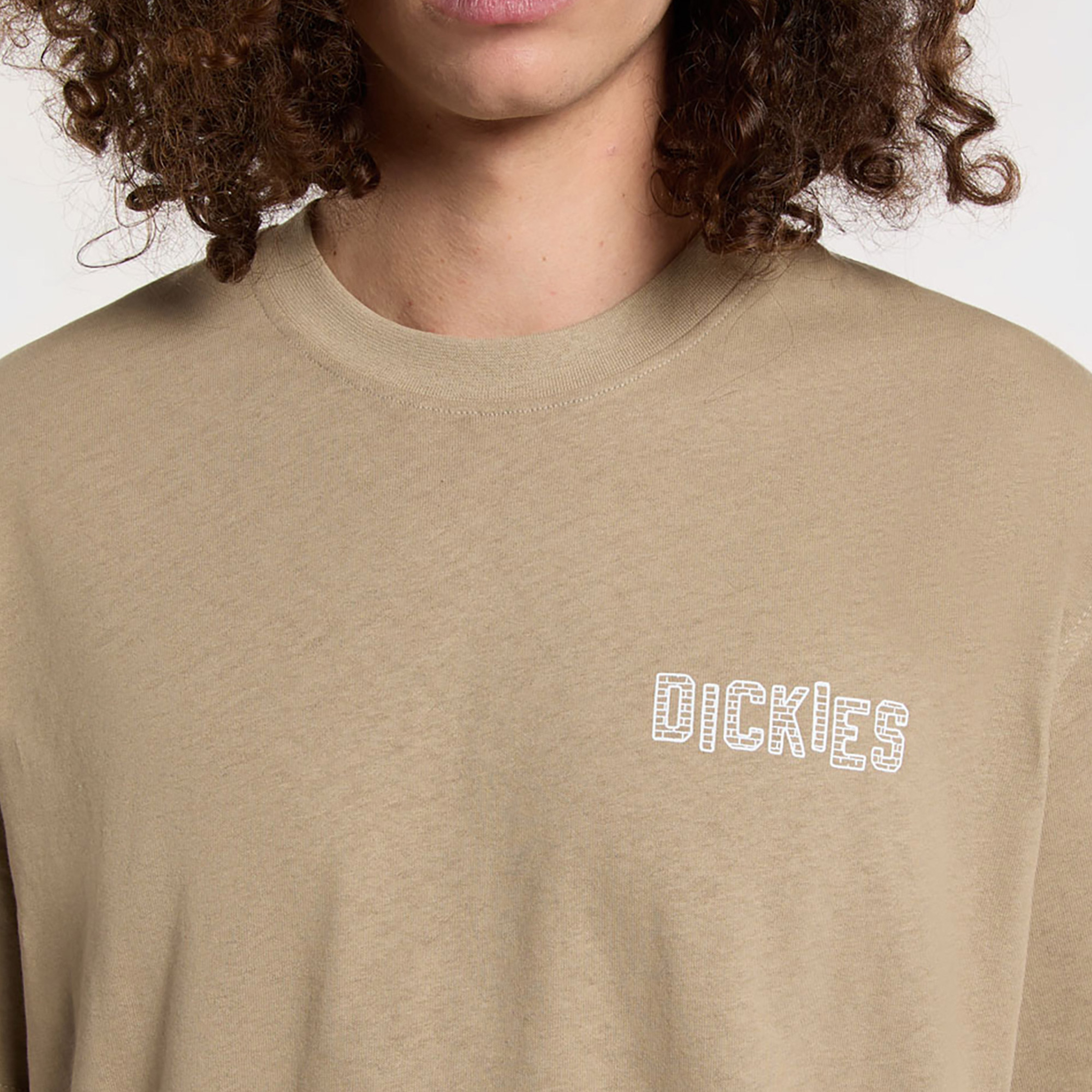 Dickies Bricklane Erkek Beyaz T-Shirt