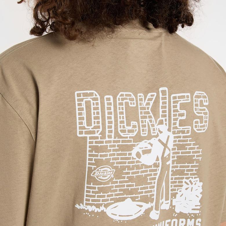Dickies Bricklane Erkek Beyaz T-Shirt