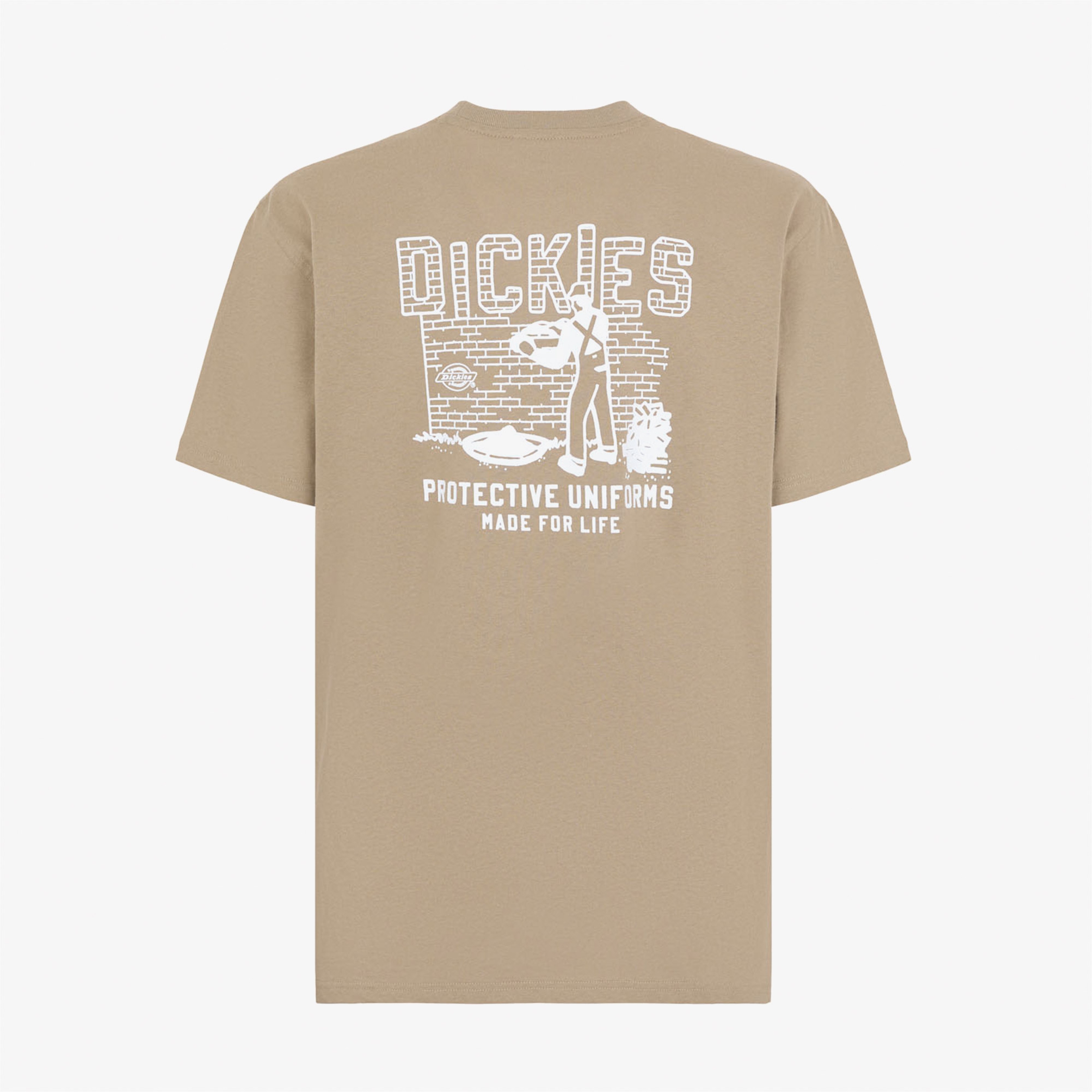 Dickies Bricklane Erkek Beyaz T-Shirt