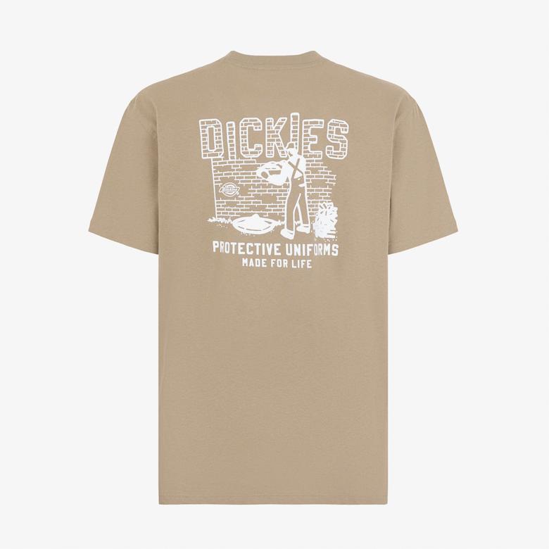 Dickies Bricklane Erkek Beyaz T-Shirt