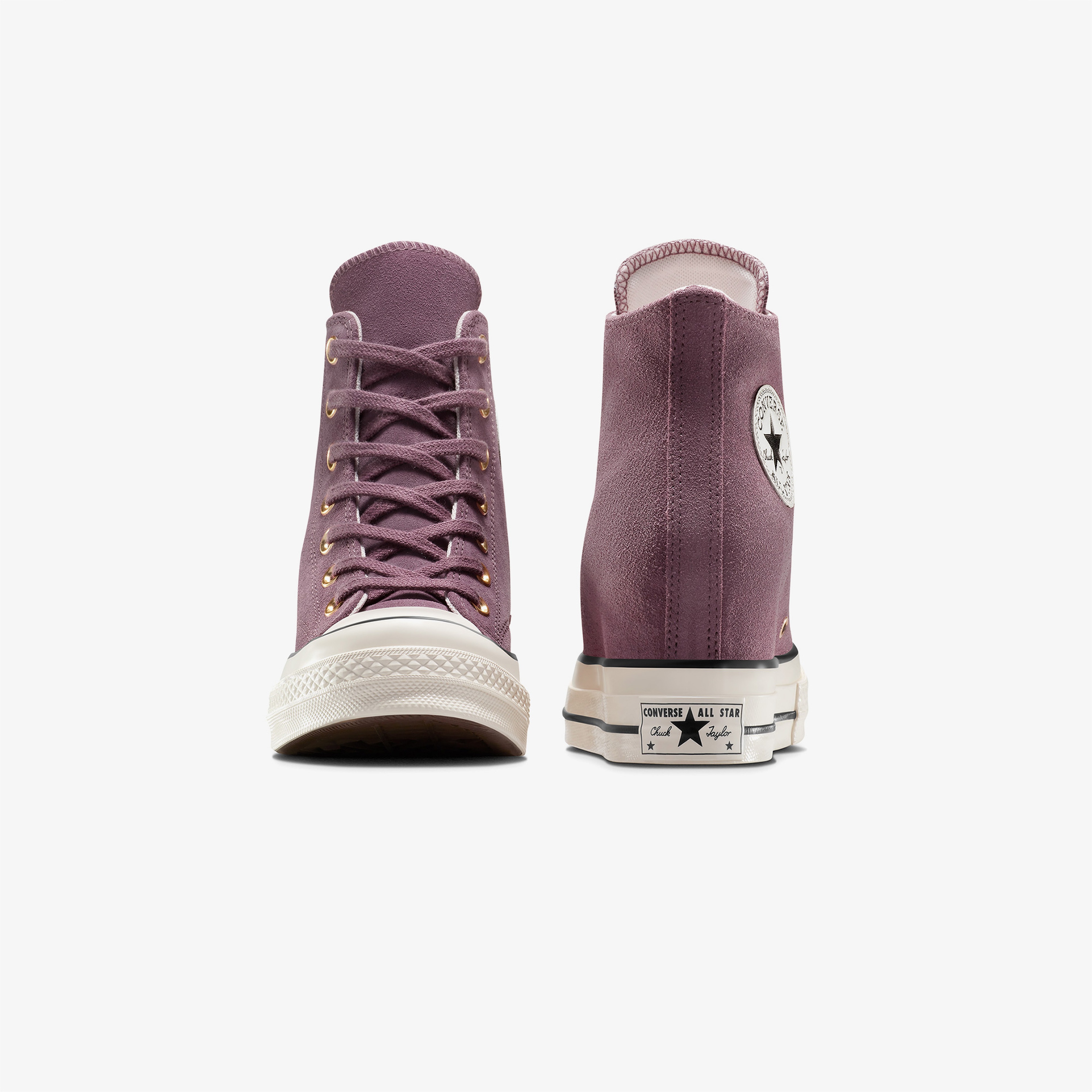 Converse Chuck 70 Wedge High Crafted Kadın Gri Sneaker
