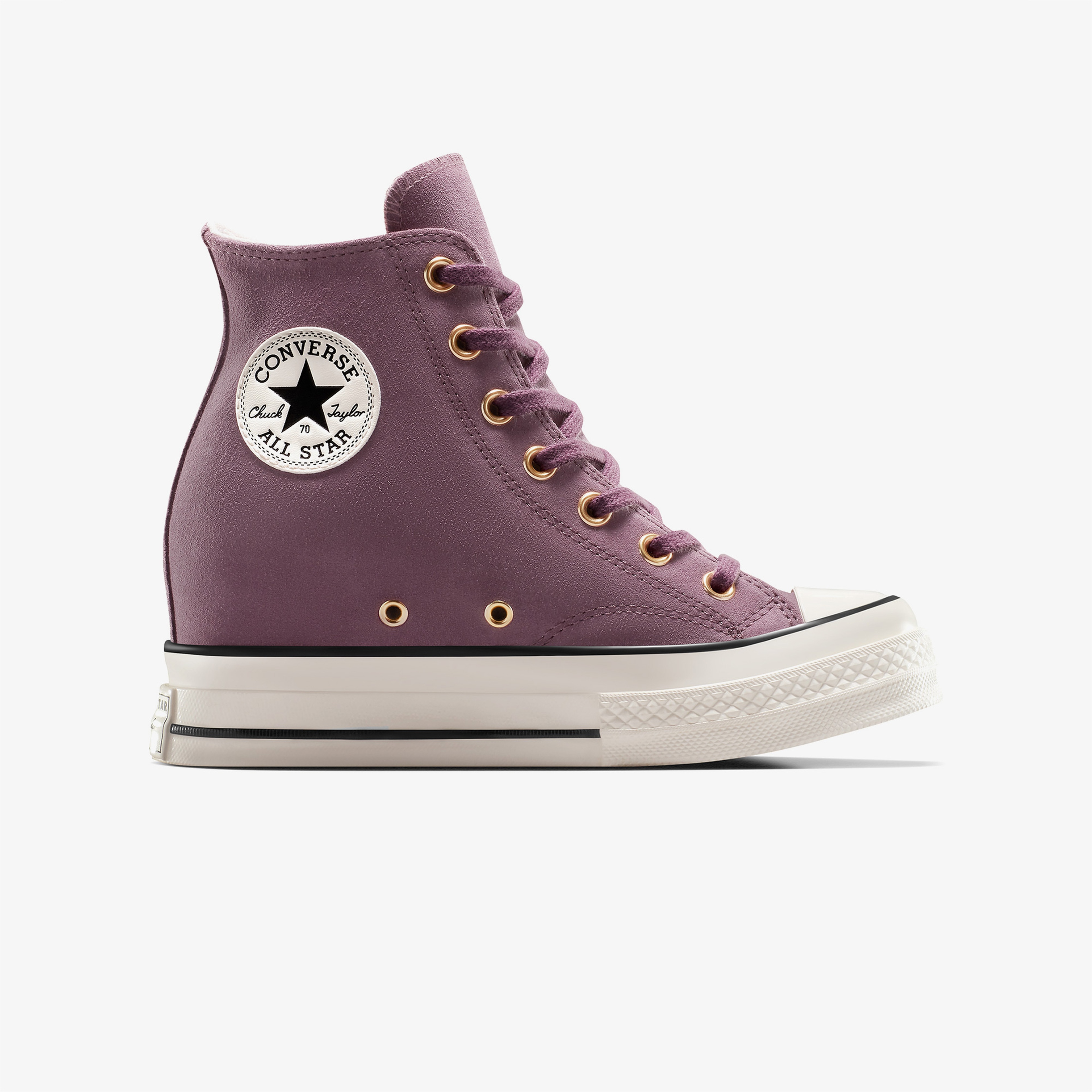 Converse Chuck 70 Wedge High Crafted Kadın Gri Sneaker