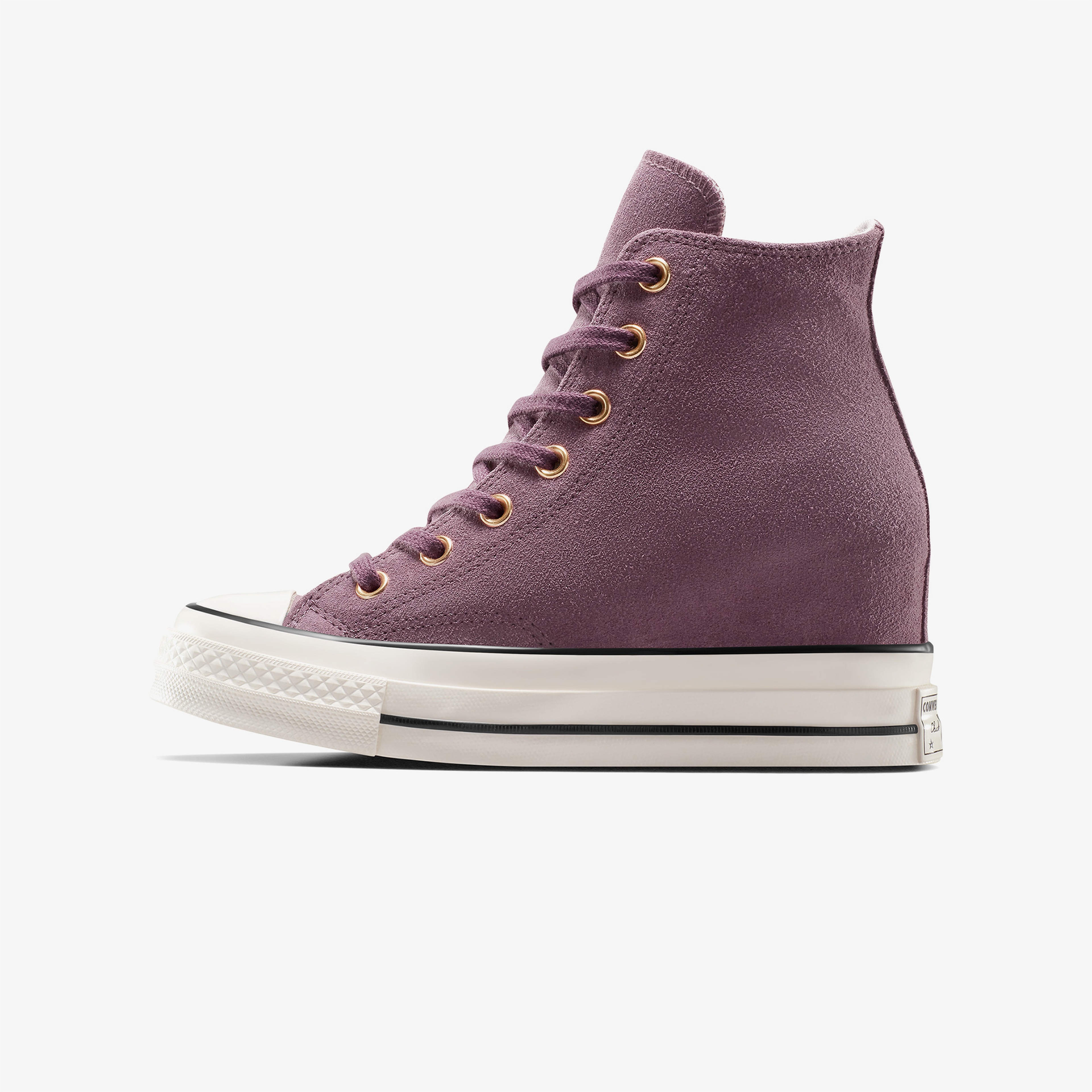 Converse Chuck 70 Wedge High Crafted Kadın Gri Sneaker