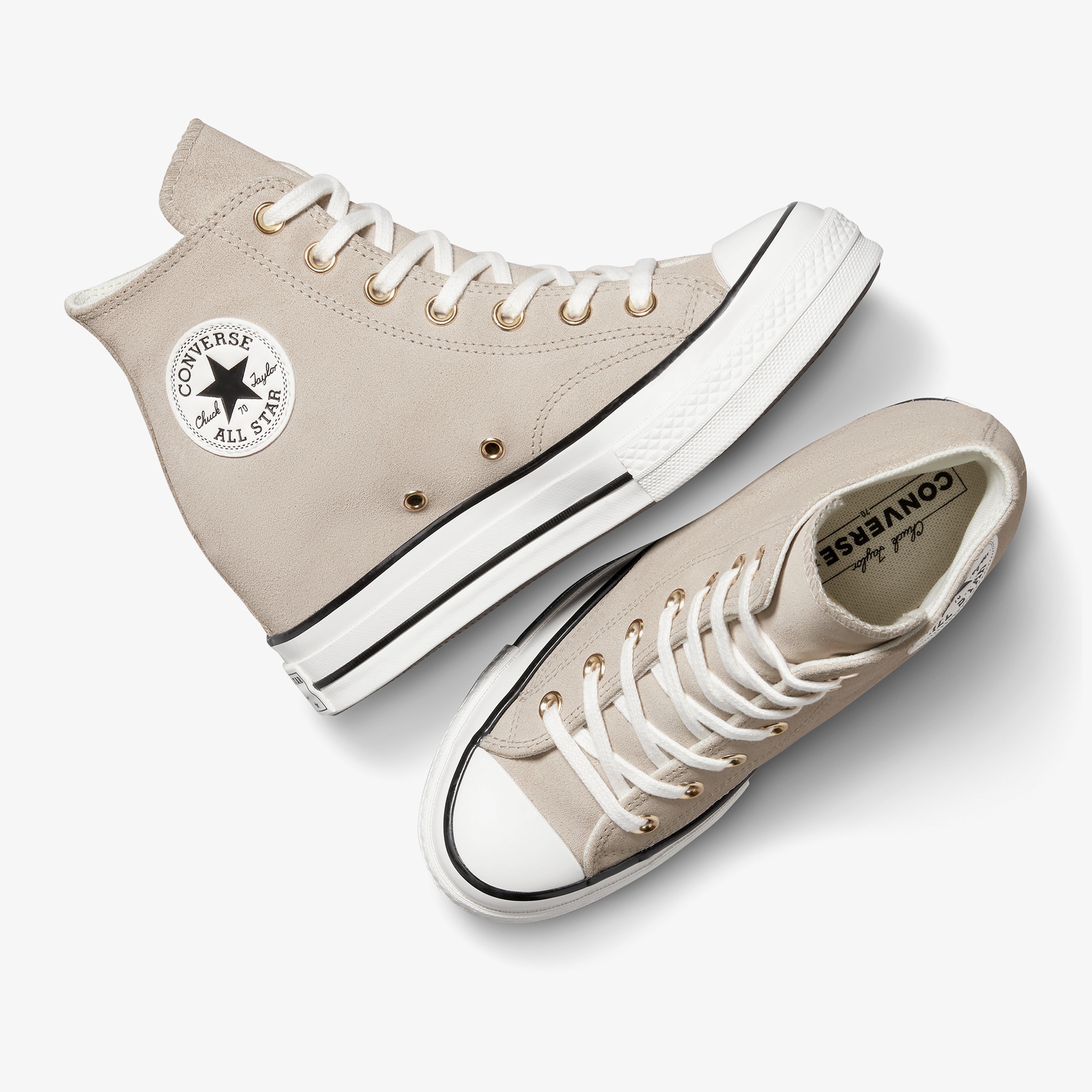 Converse Chuck 70 Wedge High Kadın Bej Sneaker