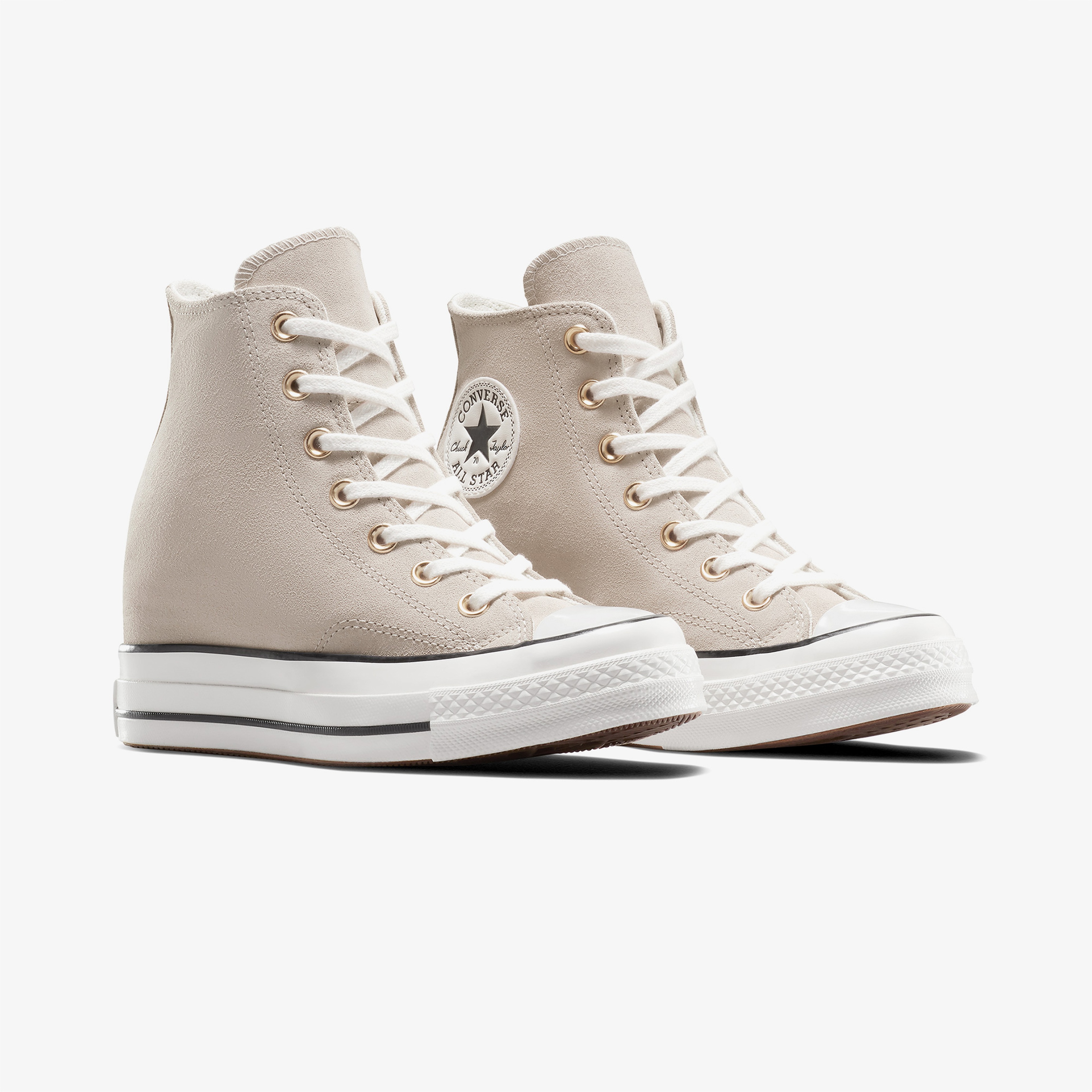 Converse Chuck 70 Wedge High Kadın Bej Sneaker