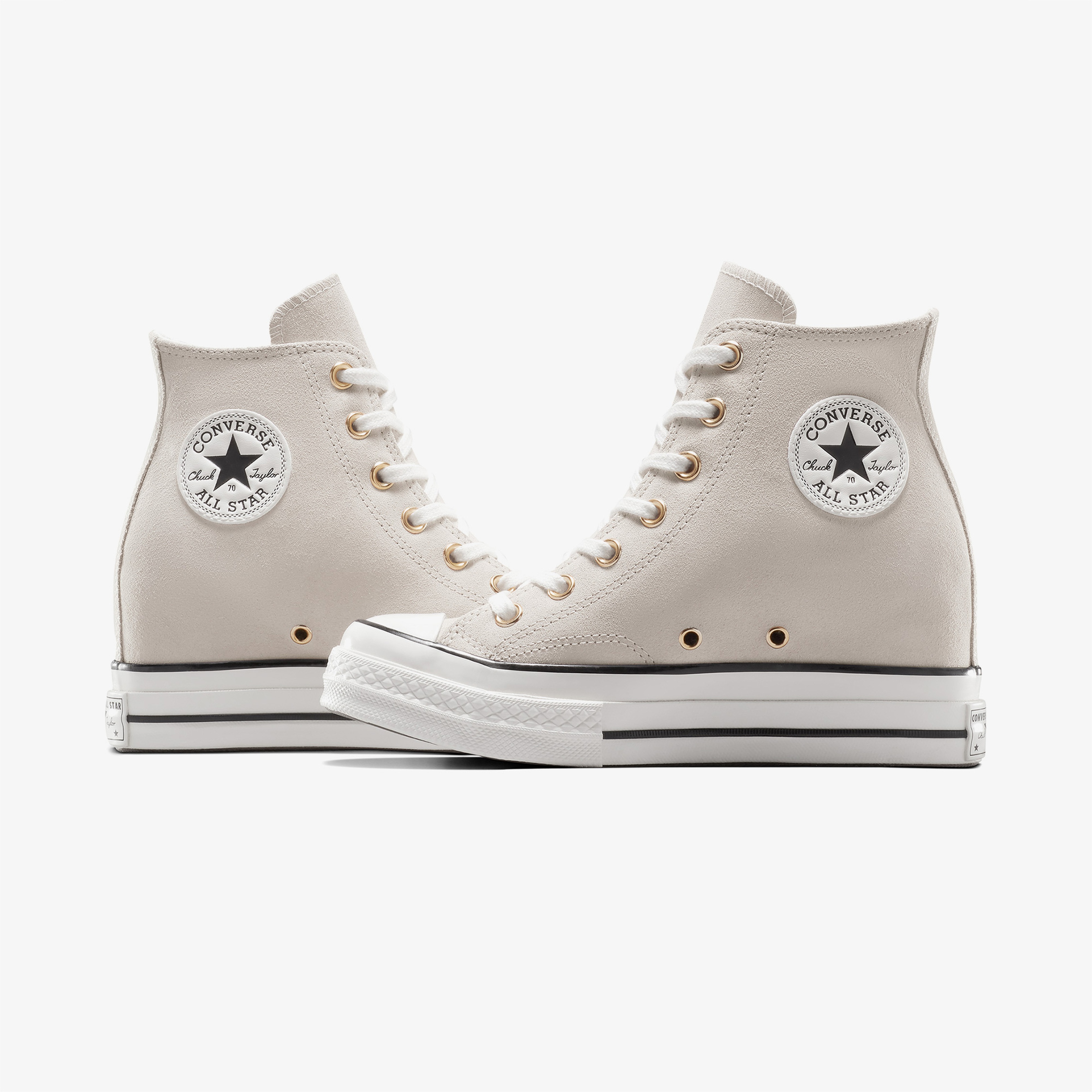 Converse Chuck 70 Wedge High Kadın Bej Sneaker