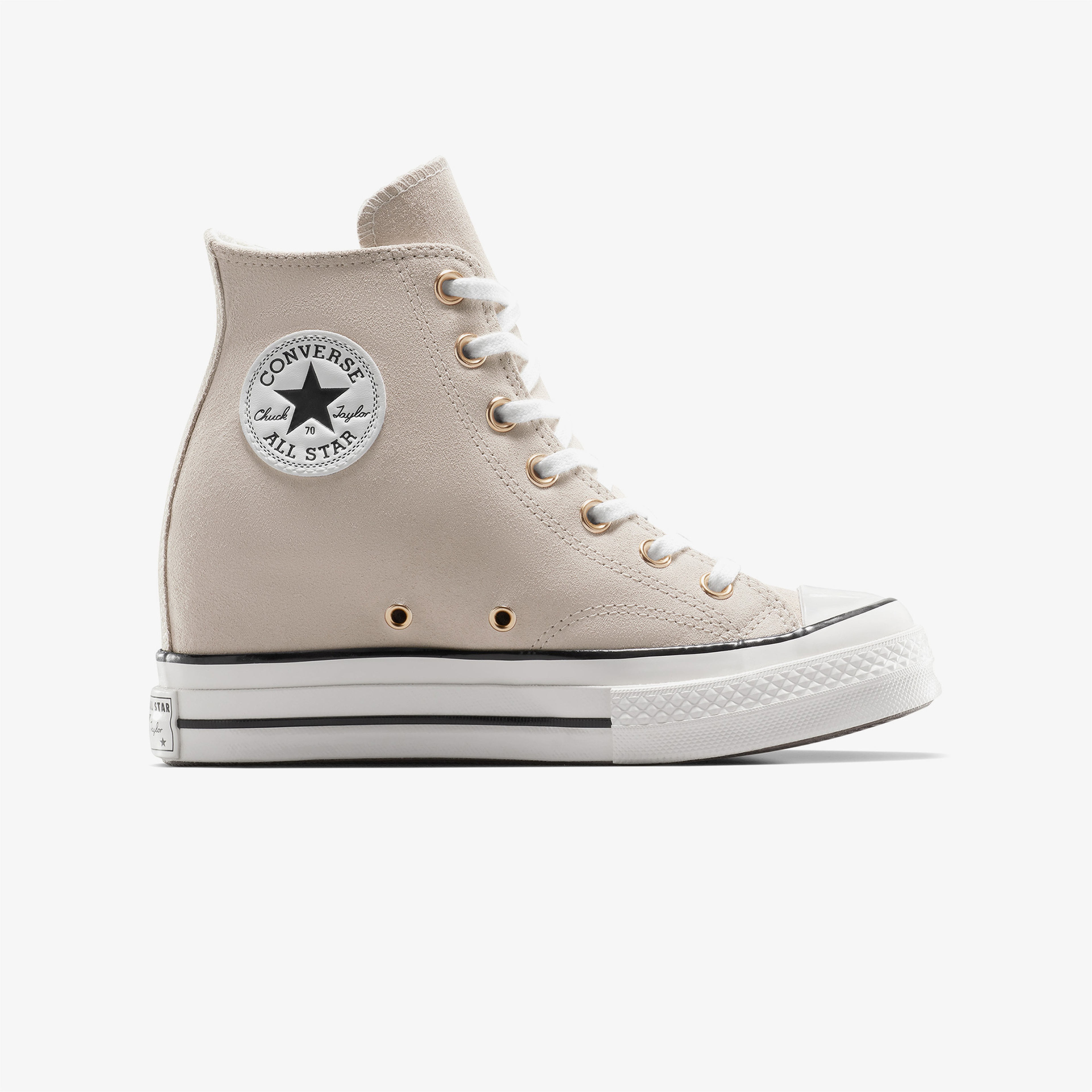 Converse Chuck 70 Wedge High Kadın Bej Sneaker