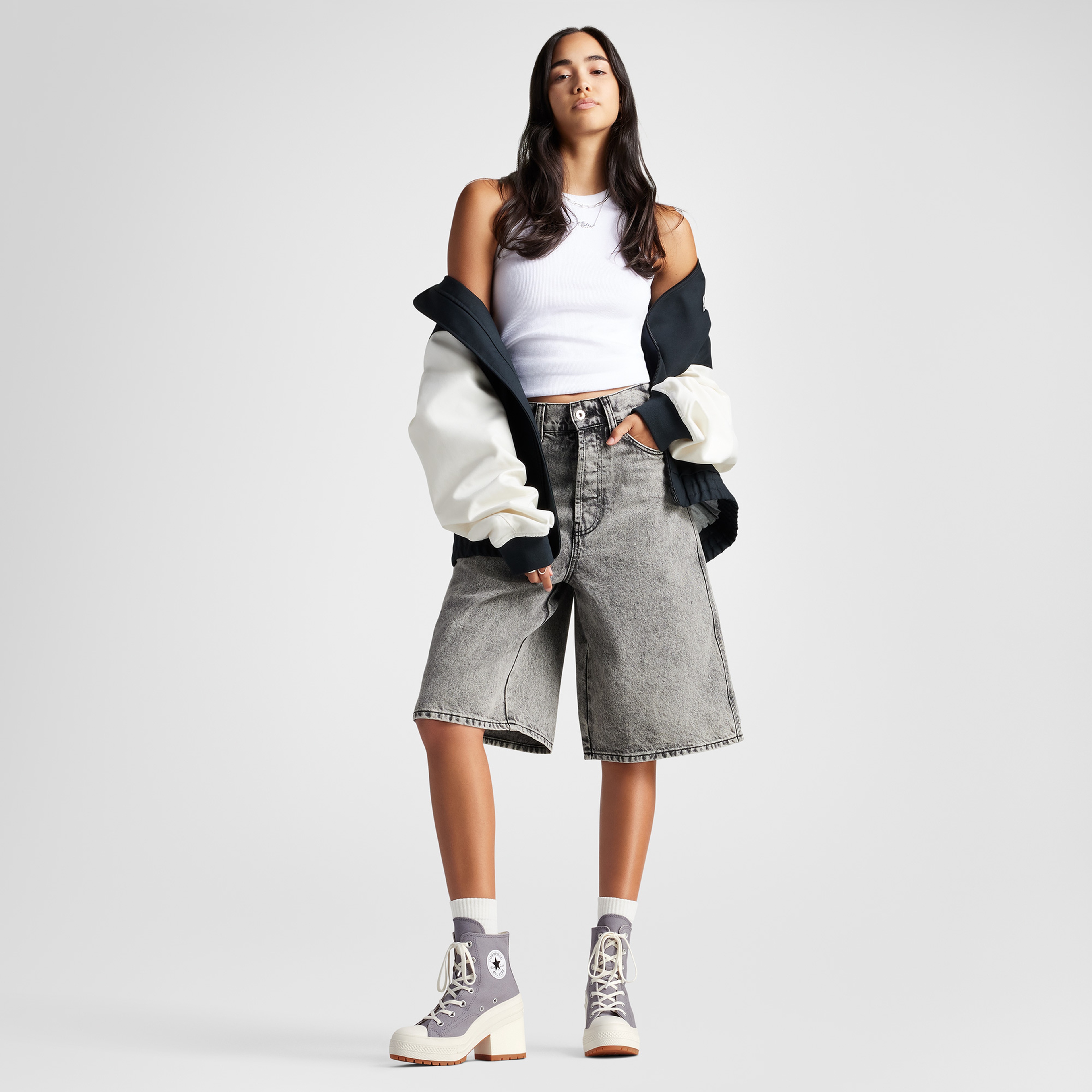 Converse Chuck 70 Deluxe Hill Mov Stone Kadın Mor Topuklu Sneaker