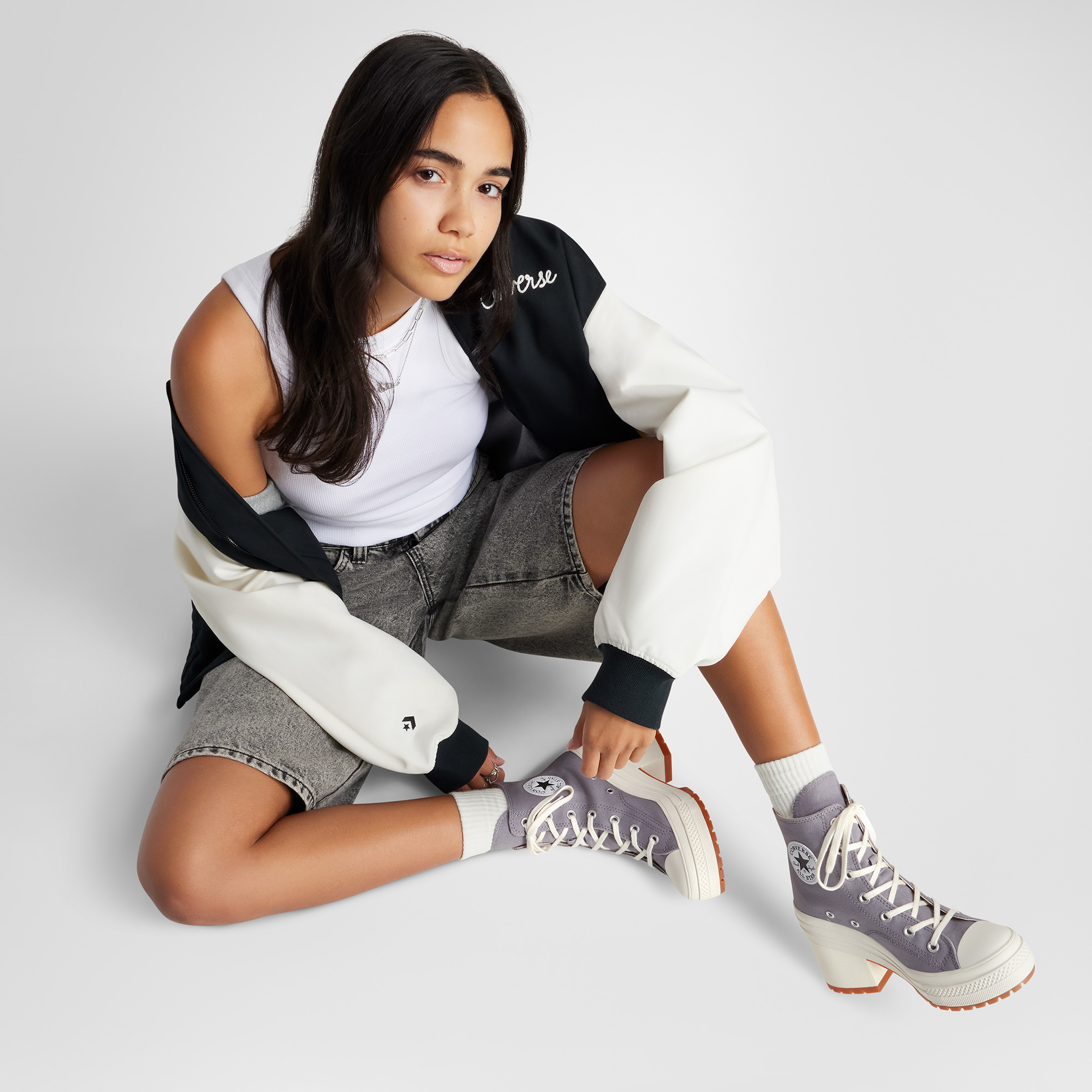 Converse Chuck 70 Deluxe Hill Mov Stone Kadın Mor Topuklu Sneaker