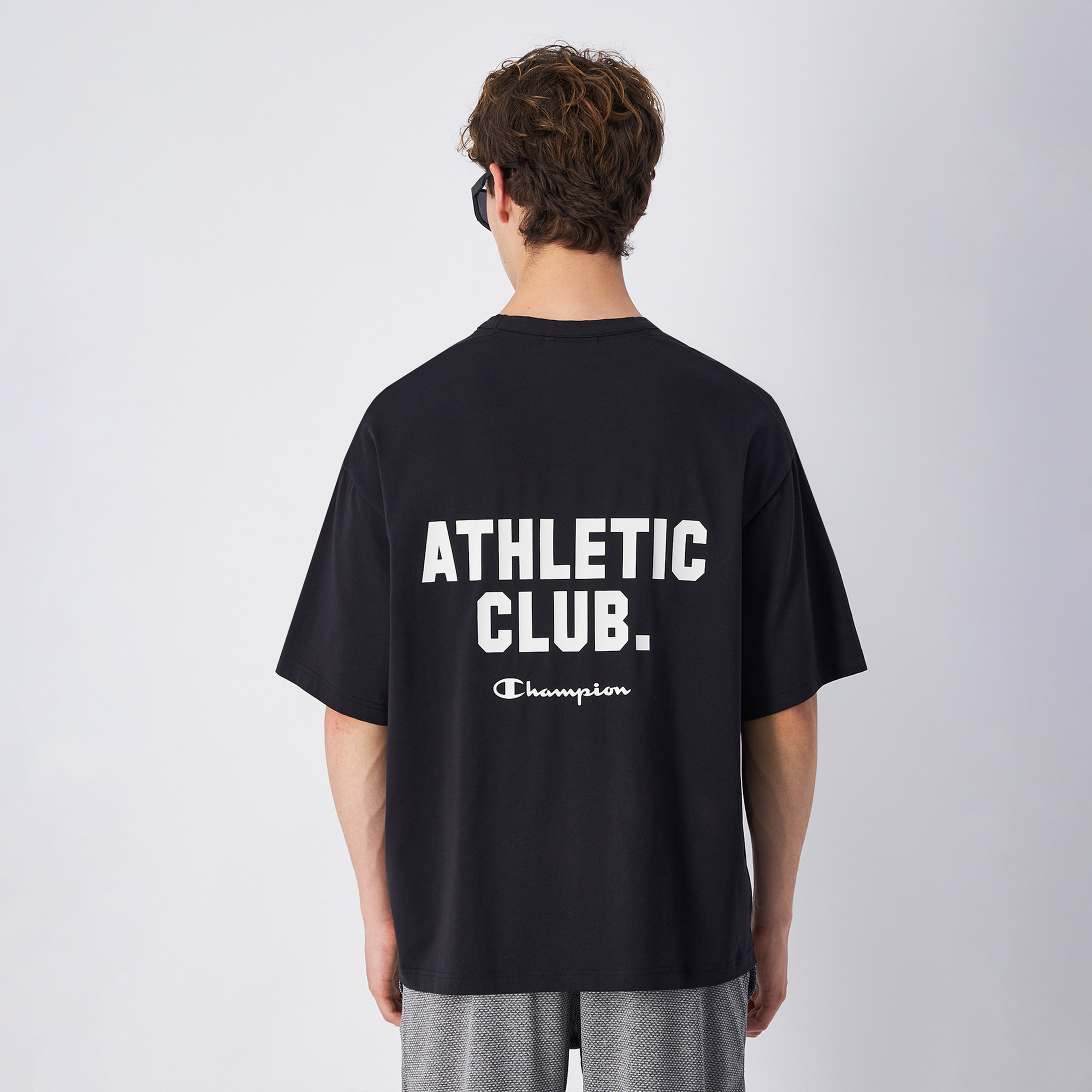 Champion Athletics Erkek Siyah T-Shirt