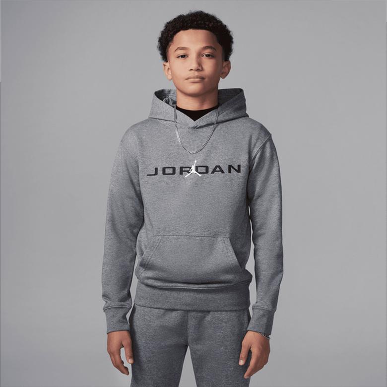 Jordan MJ Baseline Çocuk Gri Sweatshirt
