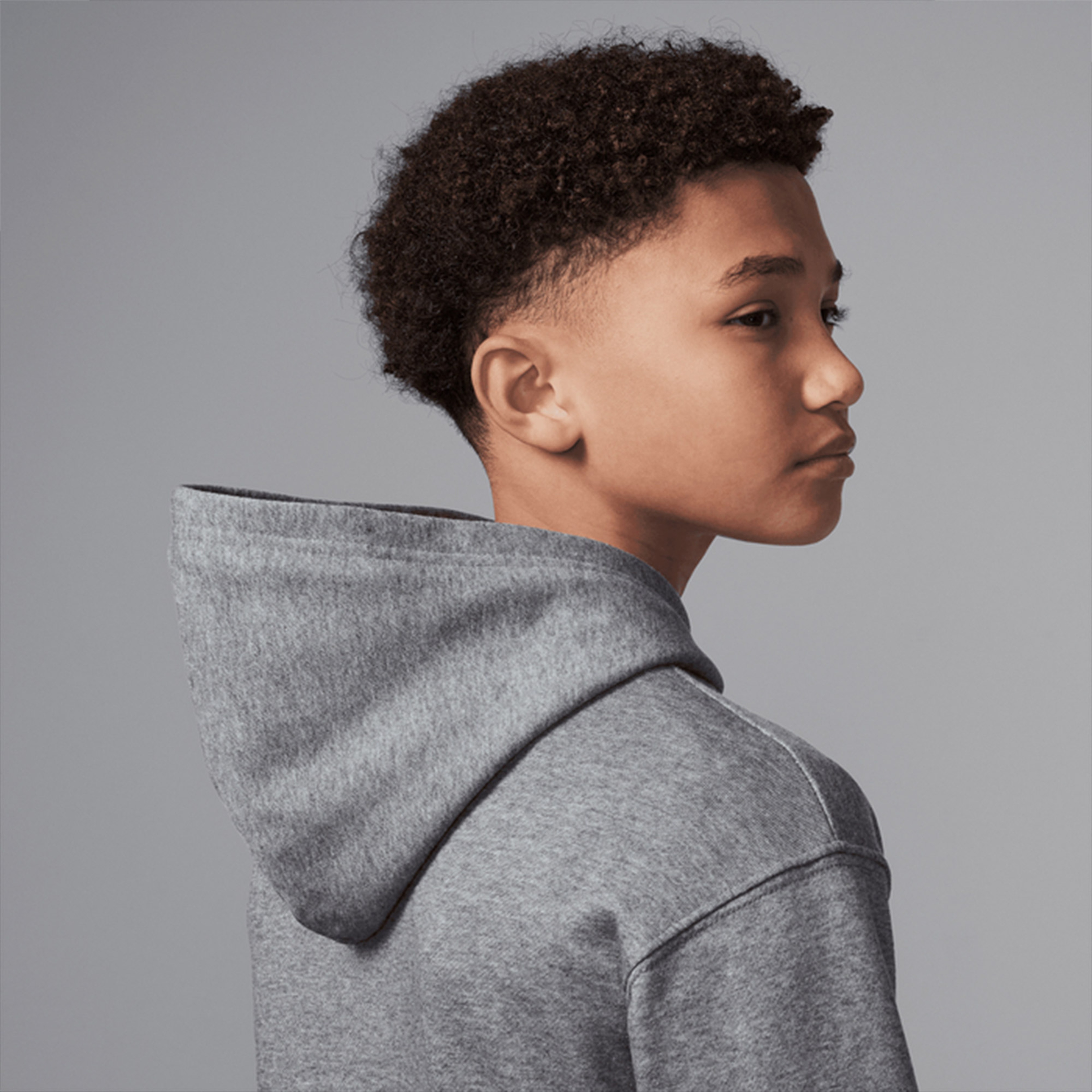 Jordan MJ Baseline Çocuk Gri Sweatshirt