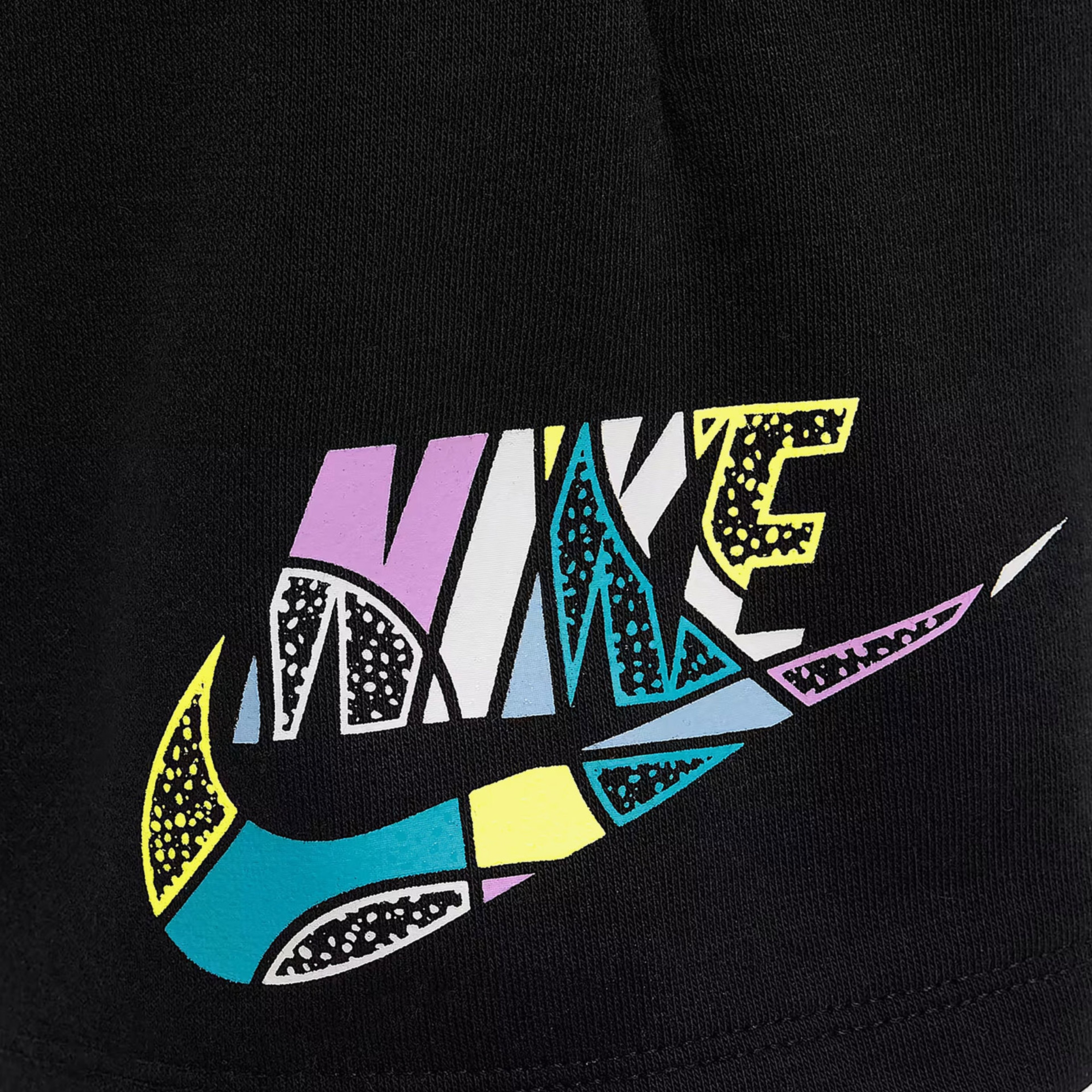 Nike Sportswear 'Outside The Lines' Çocuk Siyah Şort