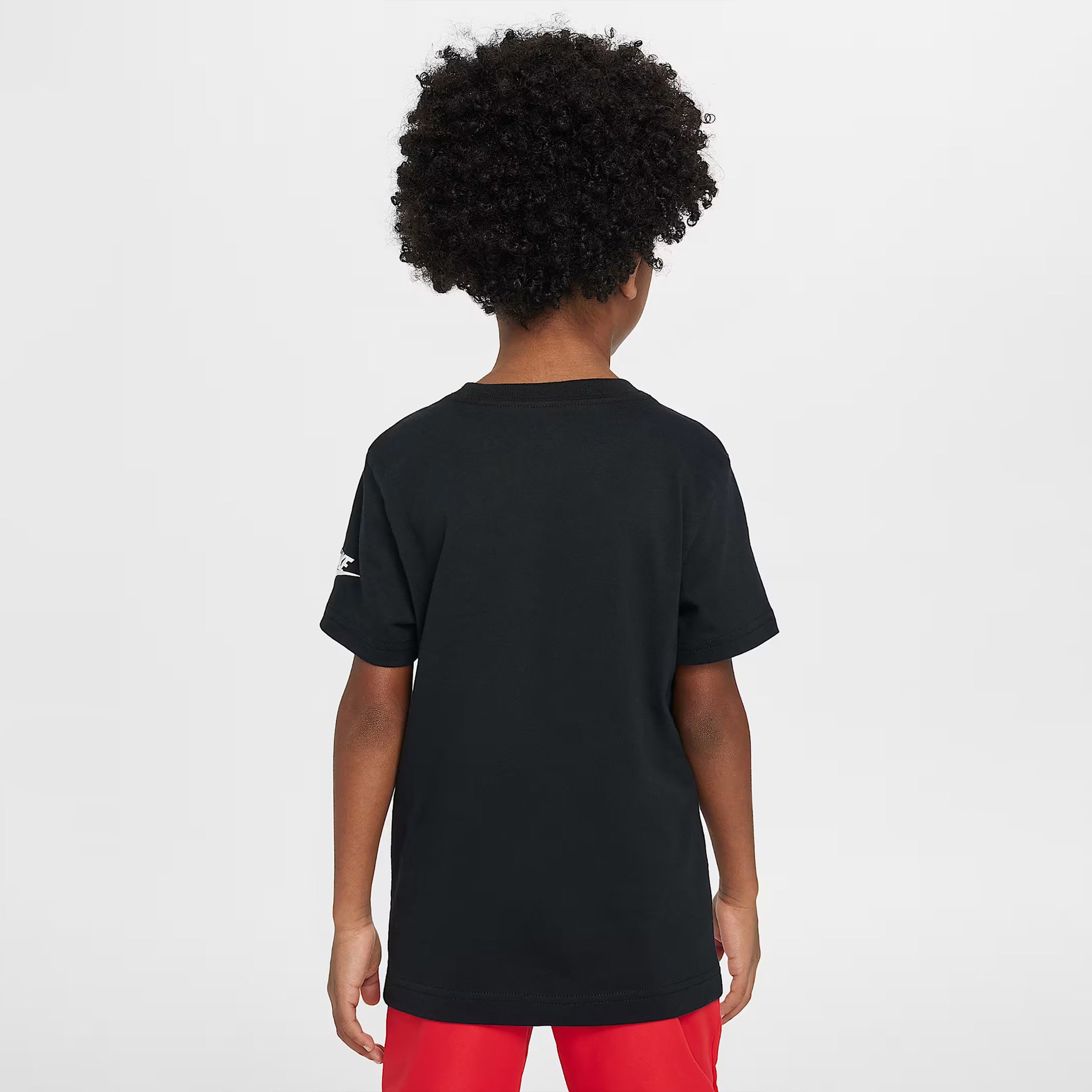 Nike Brandmark Swoosh Çocuk Siyah T-Shirt