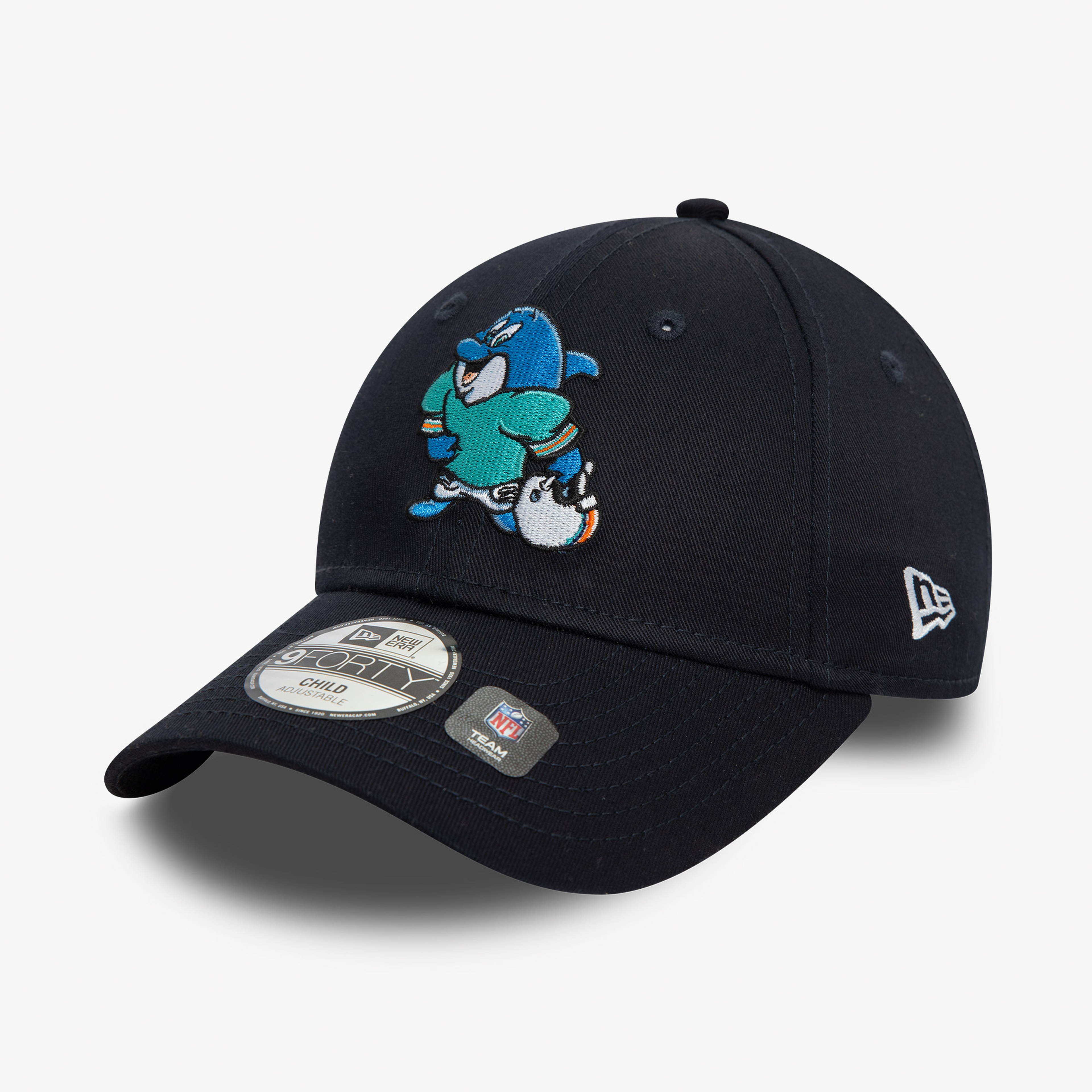 New Era Miami Dolphins NFL Mascot 9Forty Çocuk Siyah Şapka