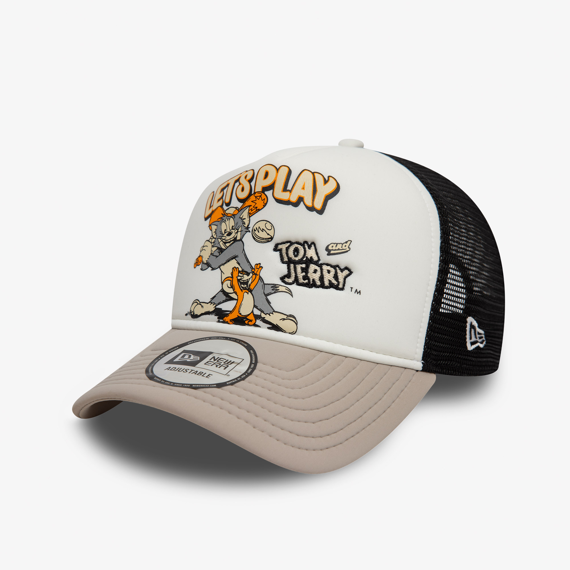 New Era Tom and Jerry Unisex Beyaz Şapka