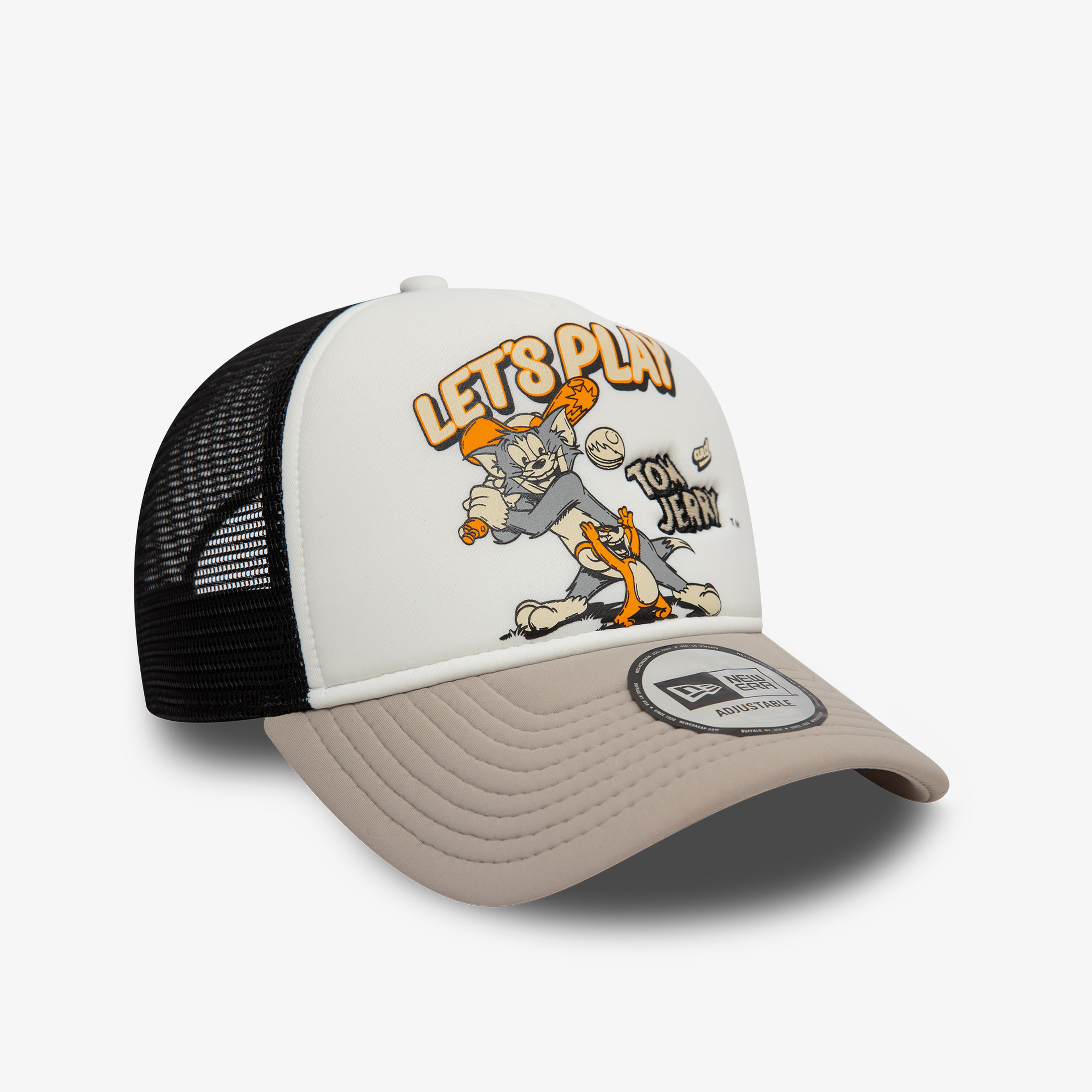 New Era Tom and Jerry Unisex Beyaz Şapka