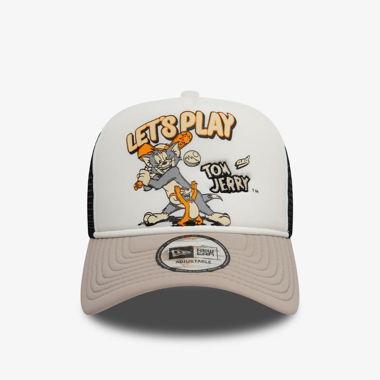 New Era Tom and Jerry Unisex Beyaz Şapka