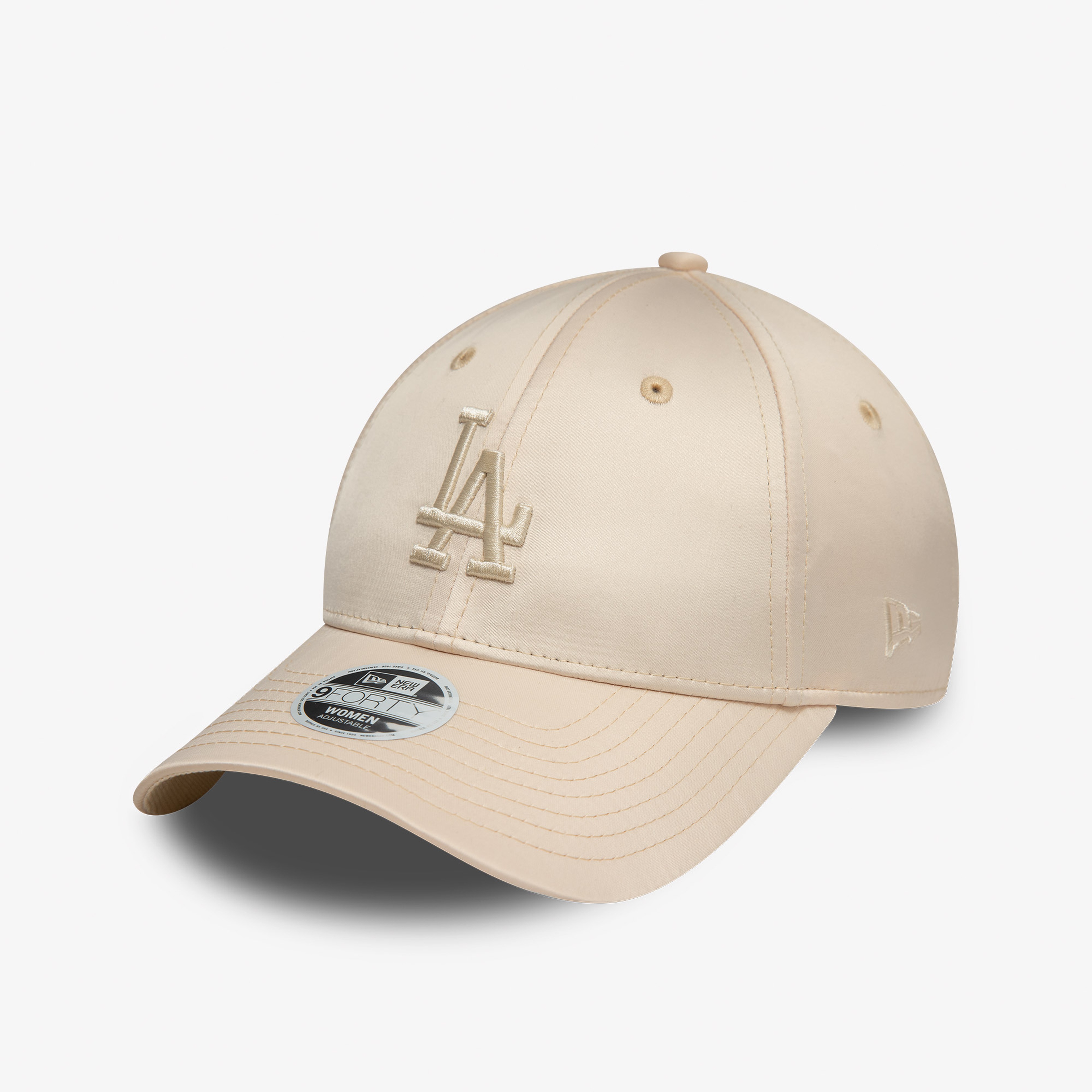 New Era New York Yankees Satin 9Forty Kadın Bej Şapka
