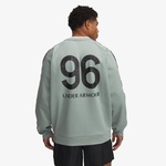 Under Armour 96 Terrace Neck Erkek Yeşil Sweatshirt