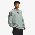 Under Armour 96 Terrace Neck Erkek Yeşil Sweatshirt