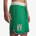 Under Armour Courtside Hoops Erkek Yeşil Basketbol Şortu