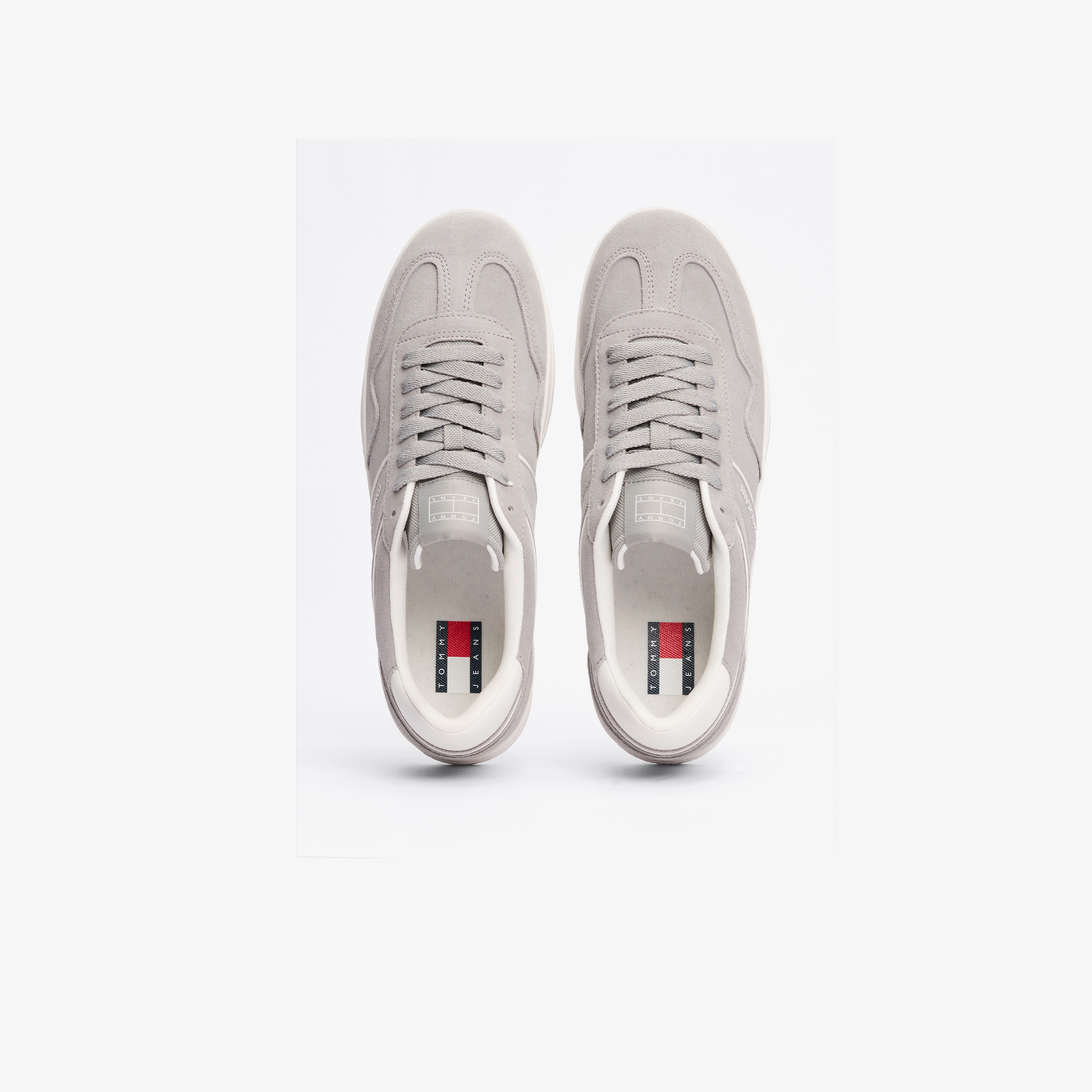 Tommy Jeans Greenwich Erkek Gri Süet Spor Ayakkabı