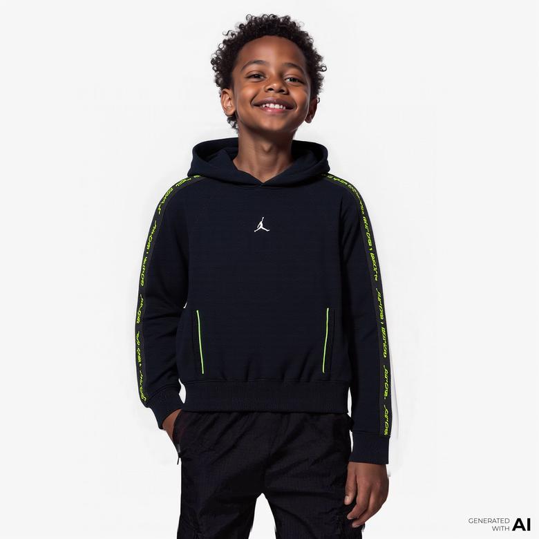 Jordan Dri-Fit Sport Çocuk Siyah Hoodie