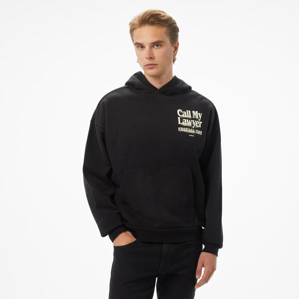 The Market 'Call My Lawyer' Erkek Siyah Sweatshirt