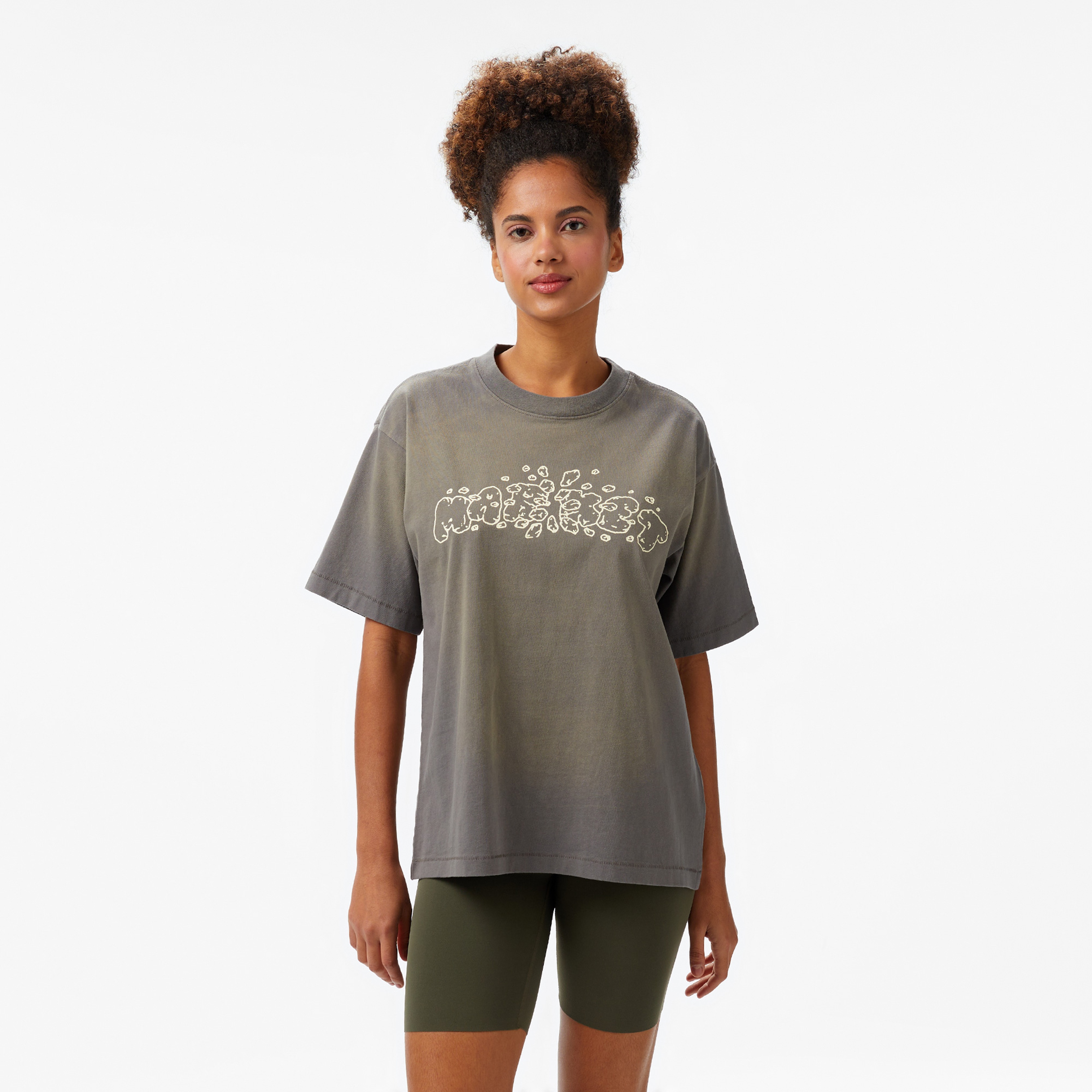 The Market Crash Unisex Yeşil T-Shirt