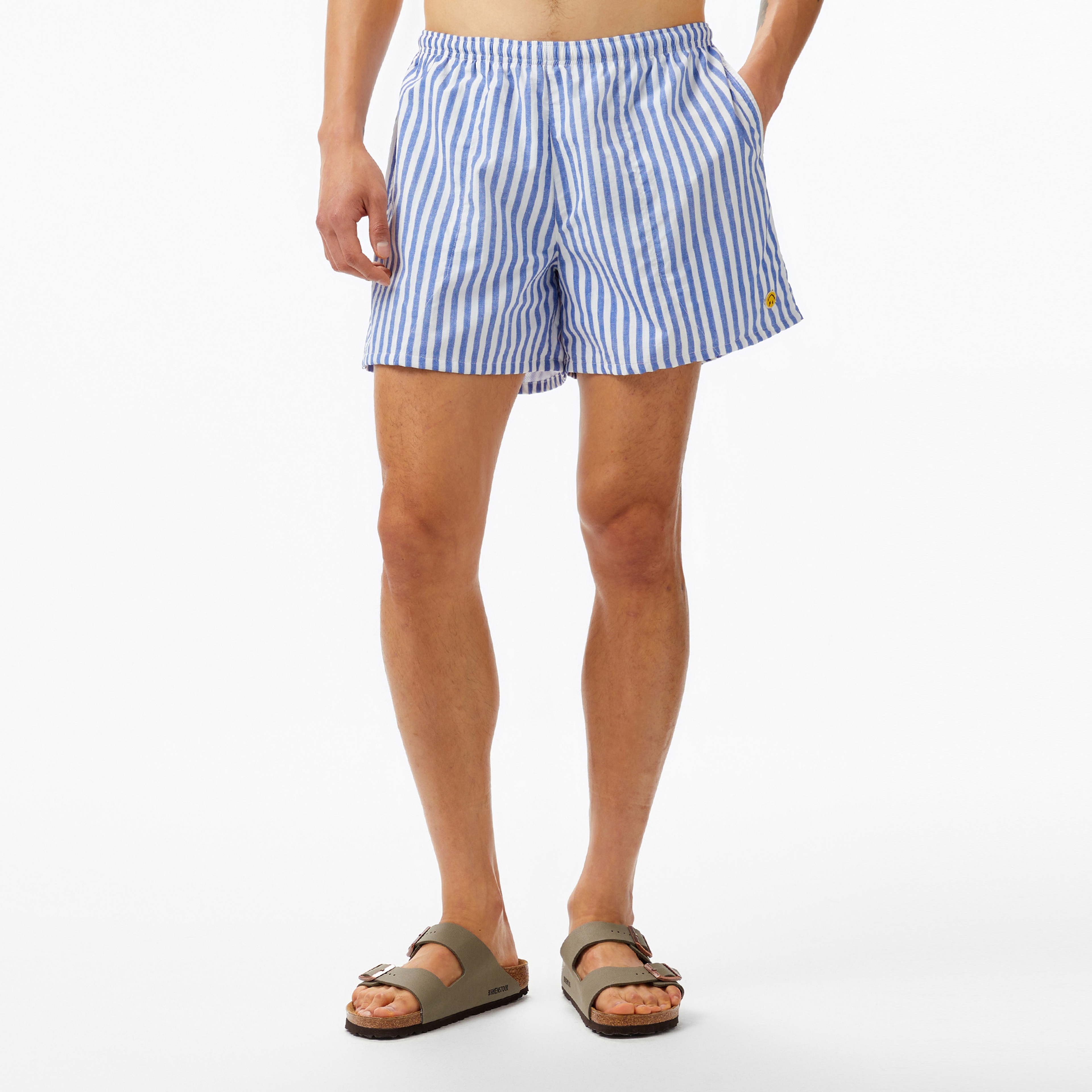 The Market Smiley Classic Erkek Mavi Mayo