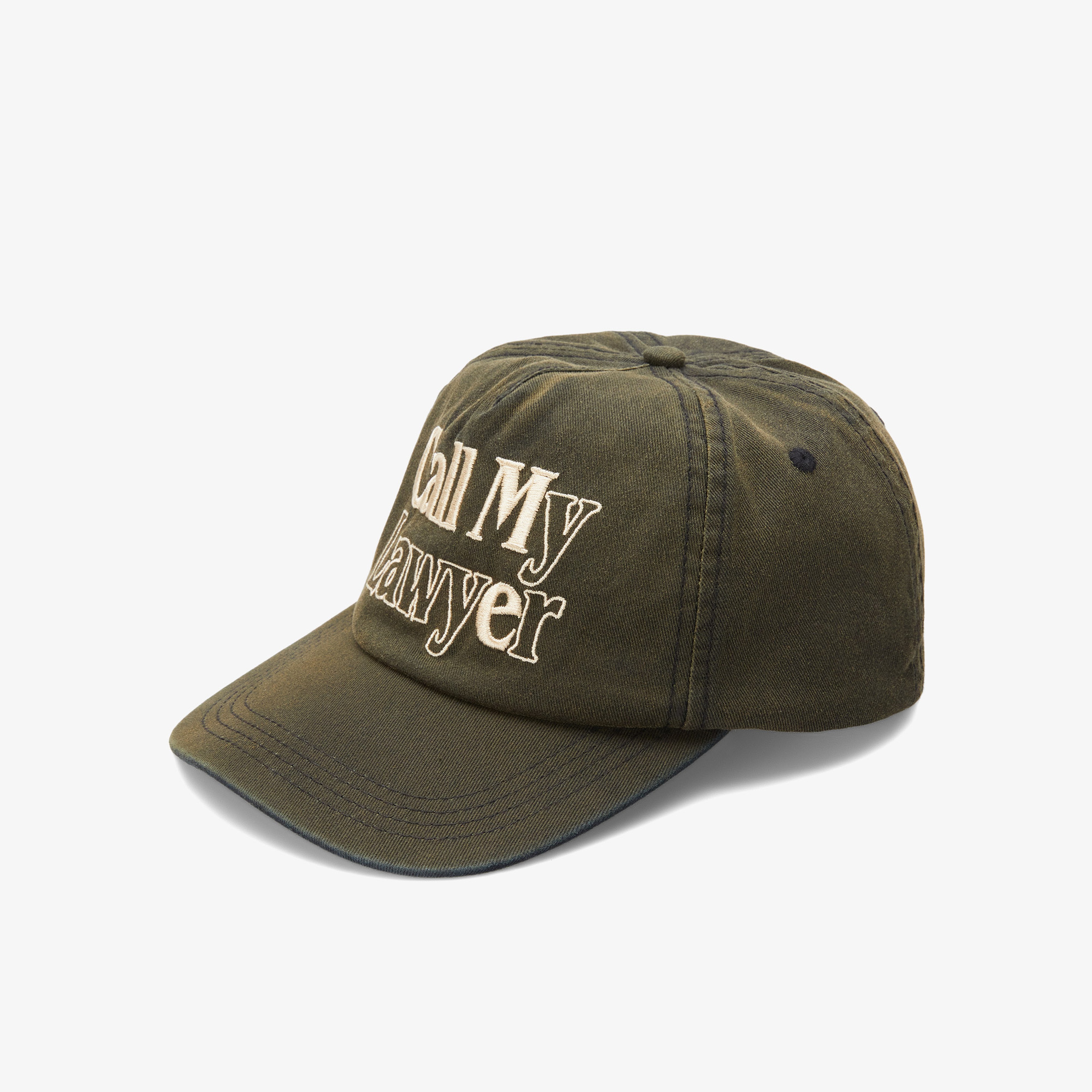 Market 'Call My Lawyer' Erkek Haki Şapka