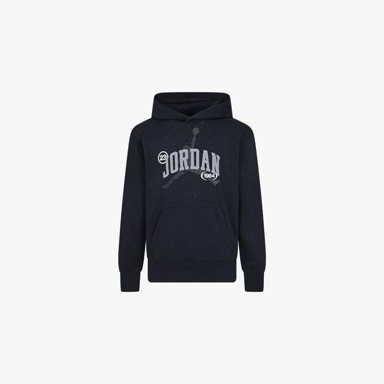Jordan 1984 French Terry Jumpman Çocuk Siyah Hoodie