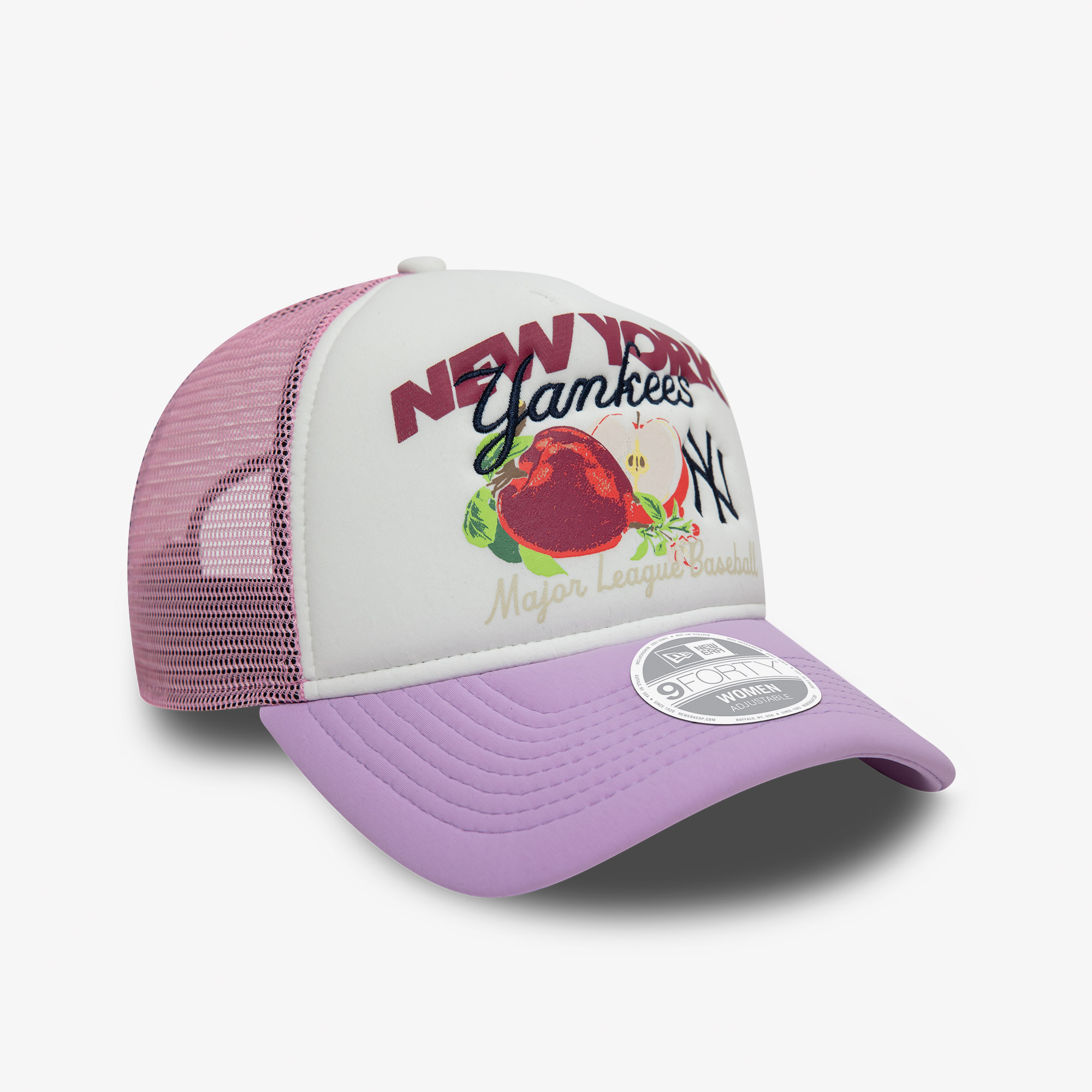 New Era Fruit Graphic New York Yankees Kadın Mor Şapka