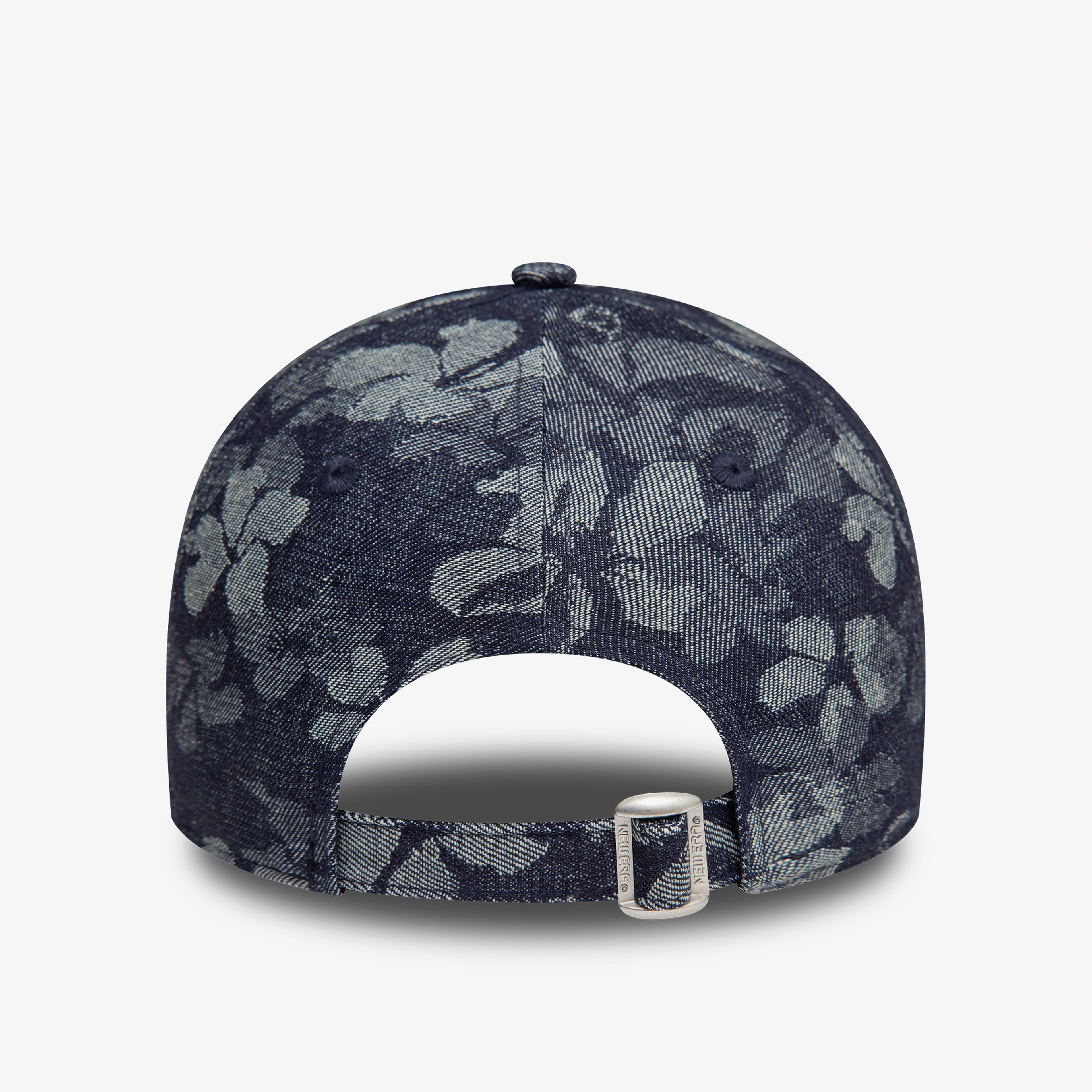 New Era Floral Denim Kadın Gri Şapka