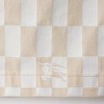 Burberry Ava Checkerboard Denim Çocuk Krem Etek