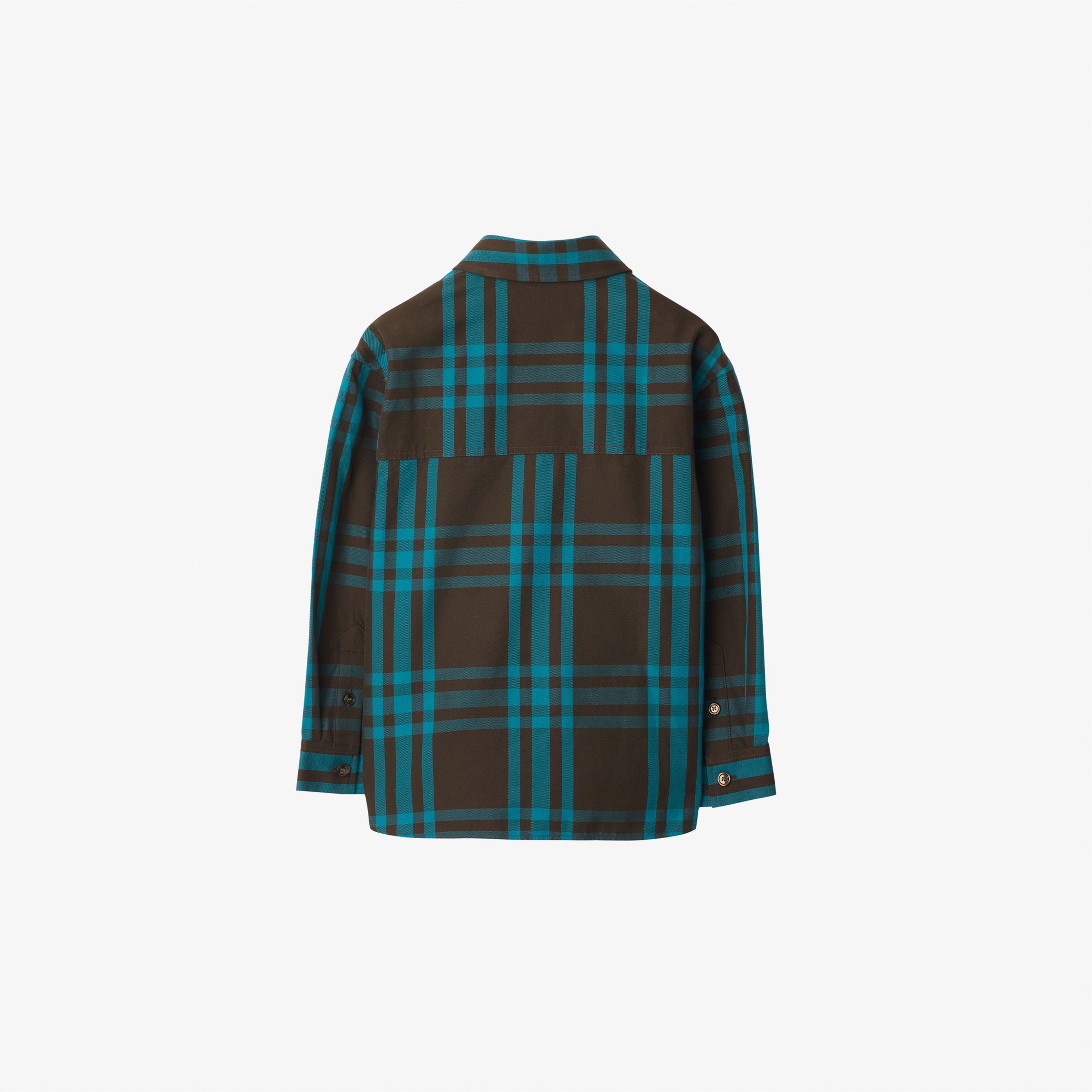 Burberry Angelo Cotton Çocuk Haki Gömlek