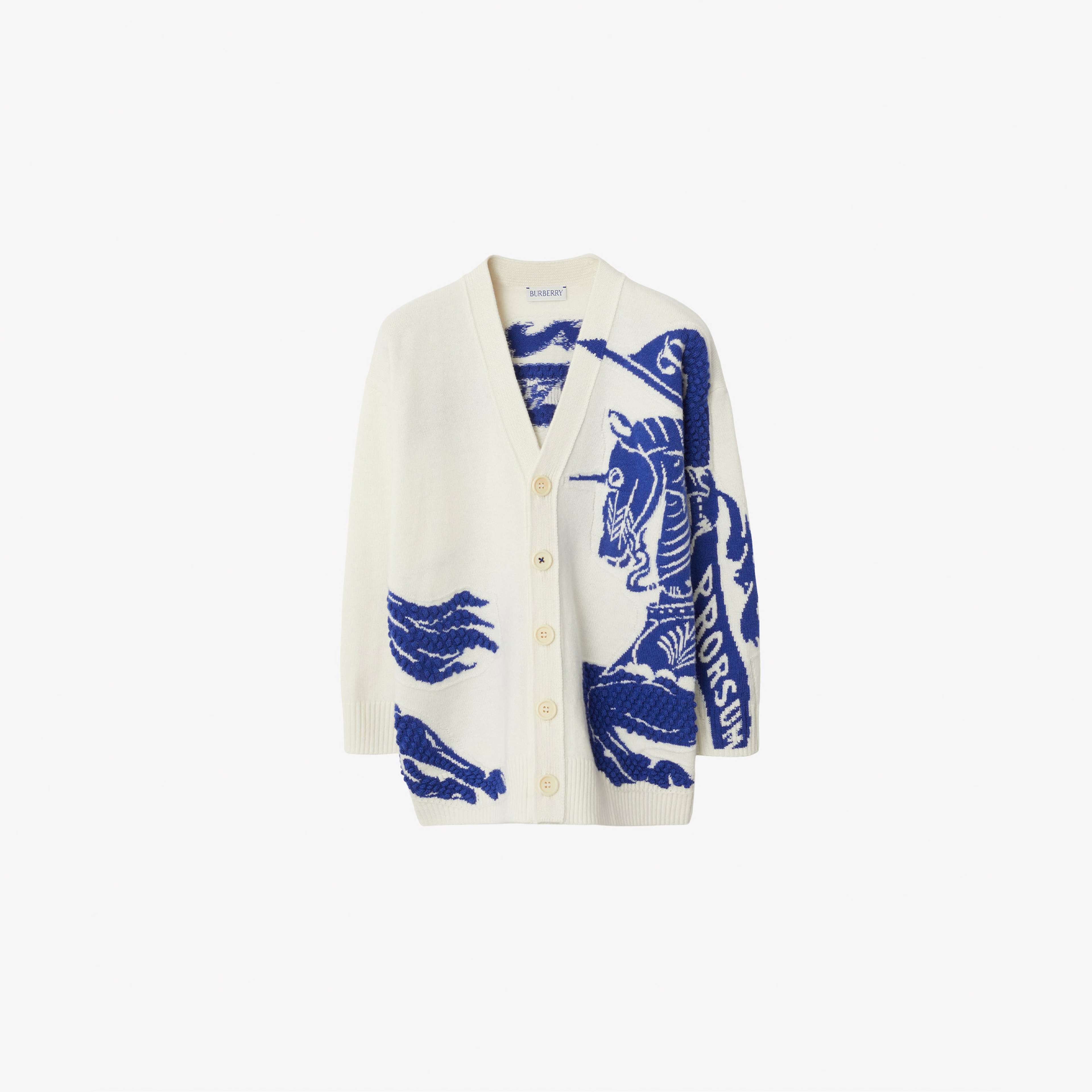 Burberry Yün Kaşmir Çocuk Lacivert Hırka