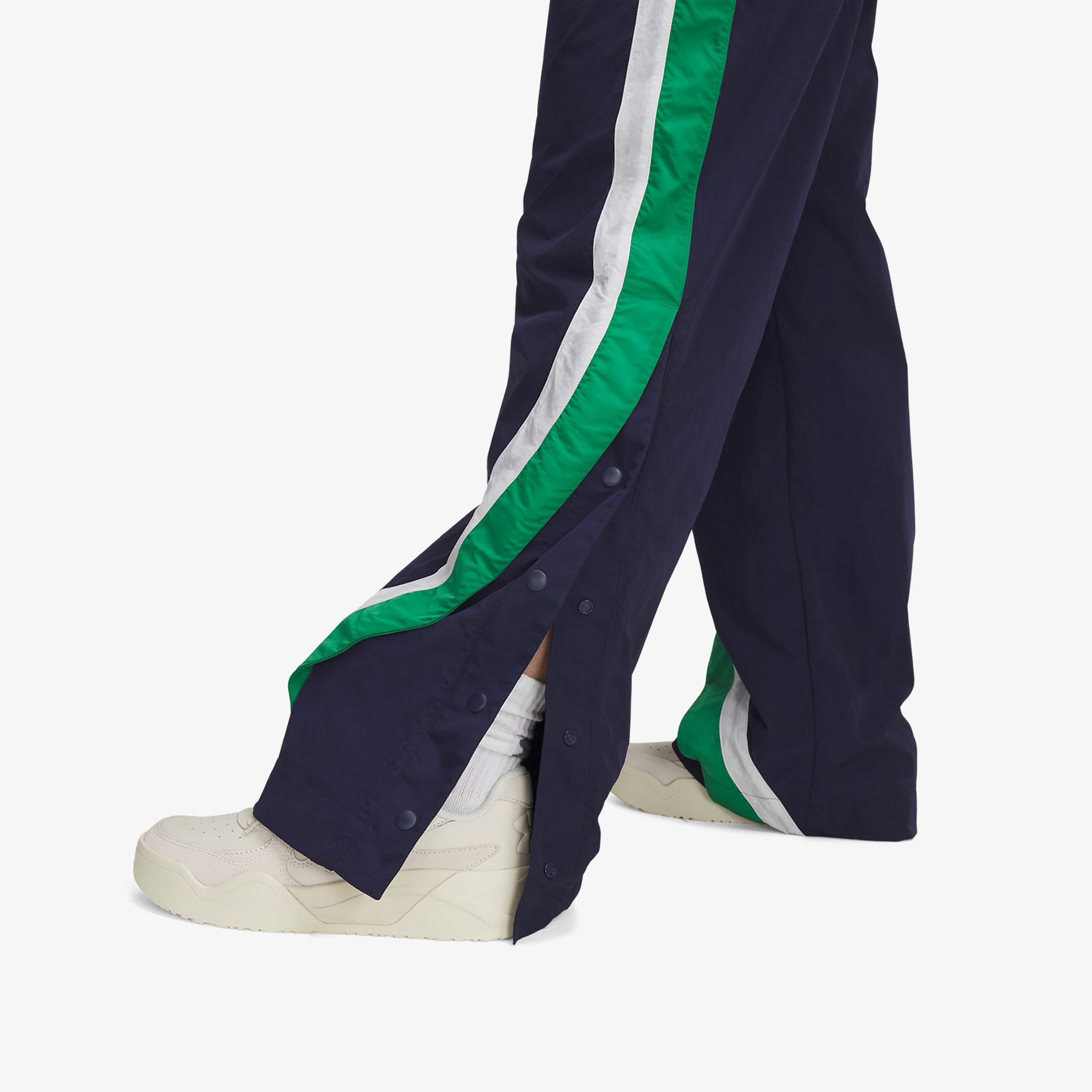 Under Armour Icon Crinkle Tear Away Kadın Lacivert Eşofman Altı