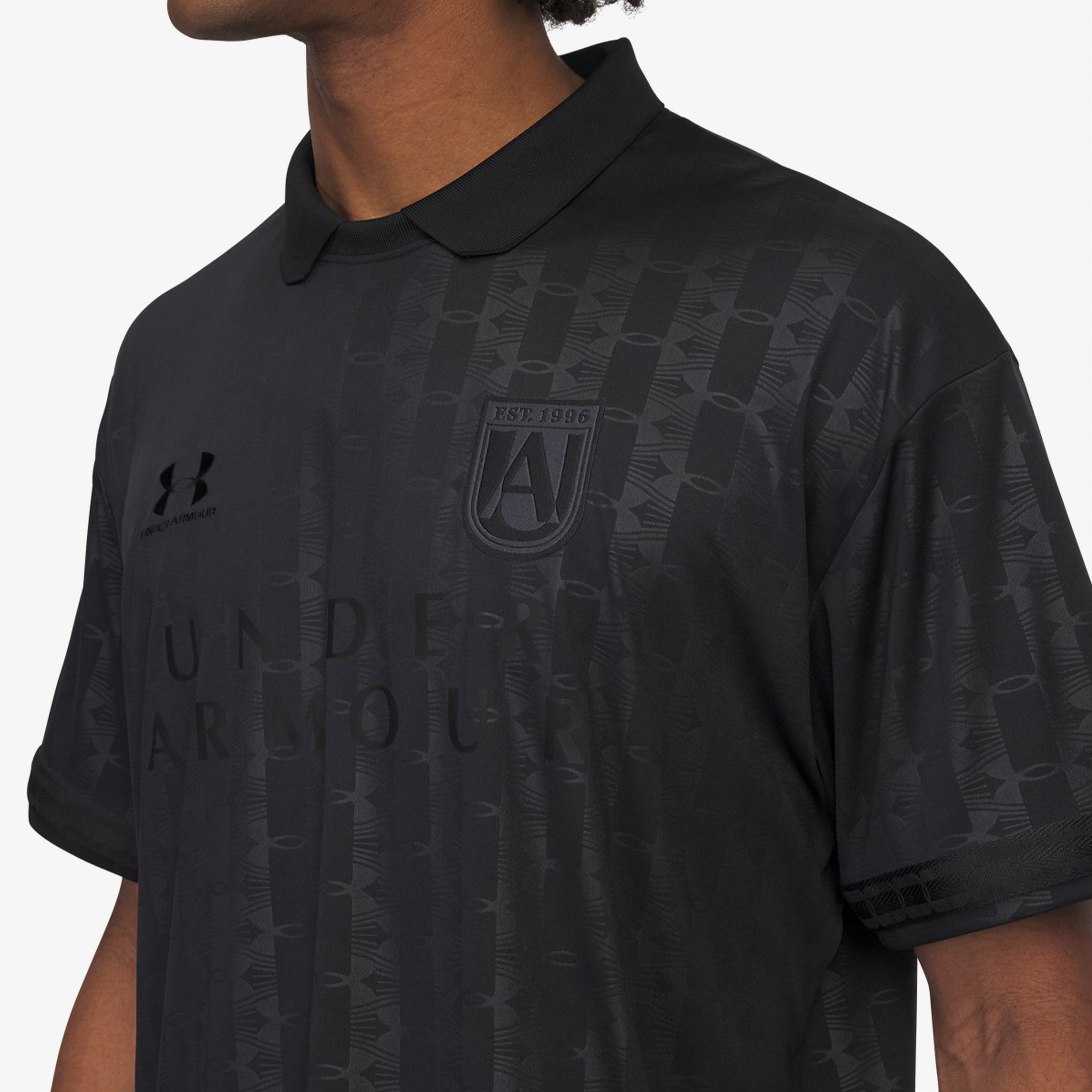 Under Armour 96 Terrace Jersey Erkek Siyah T-Shirt