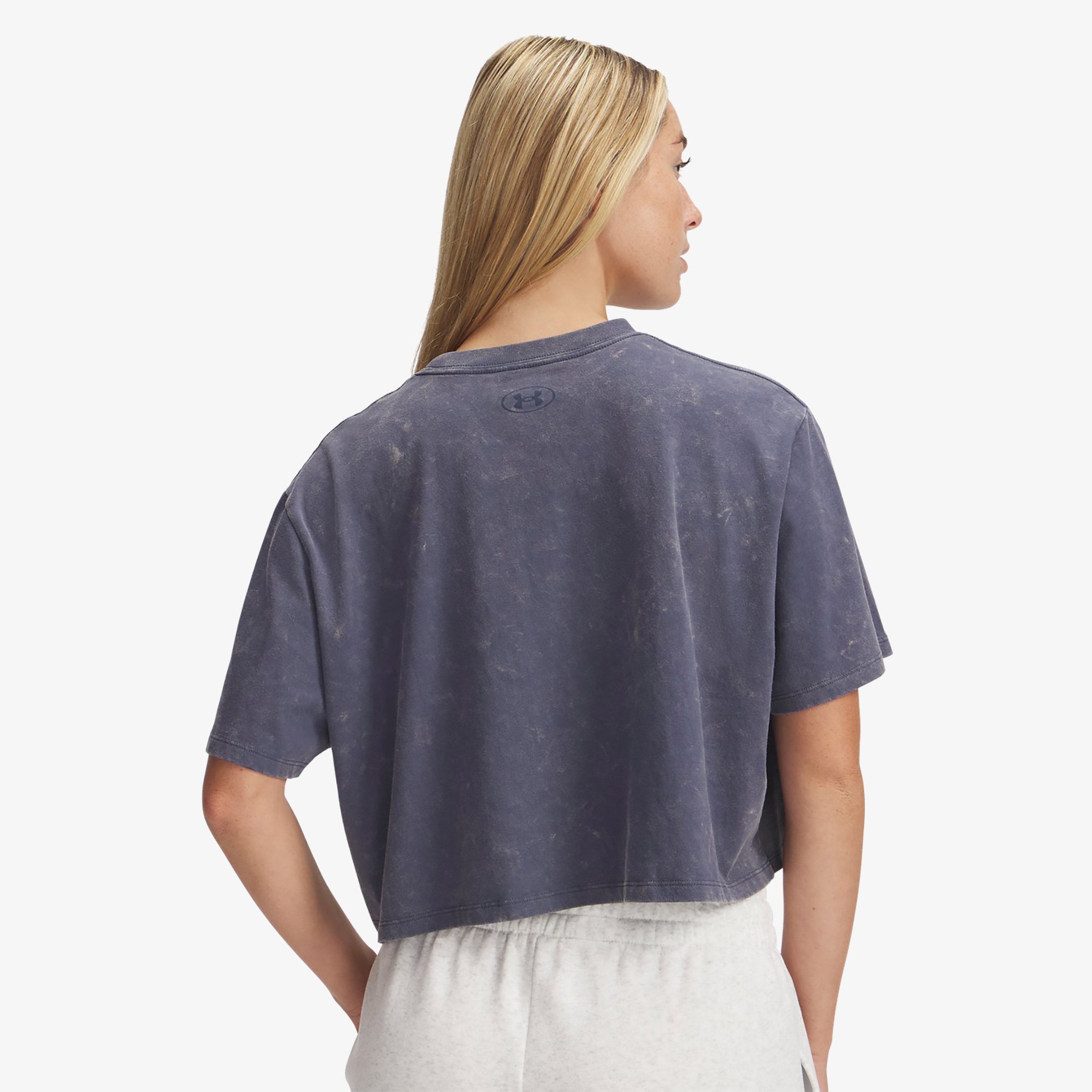 Under Armour Heavyweight Wash Kadın Gri T-Shirt