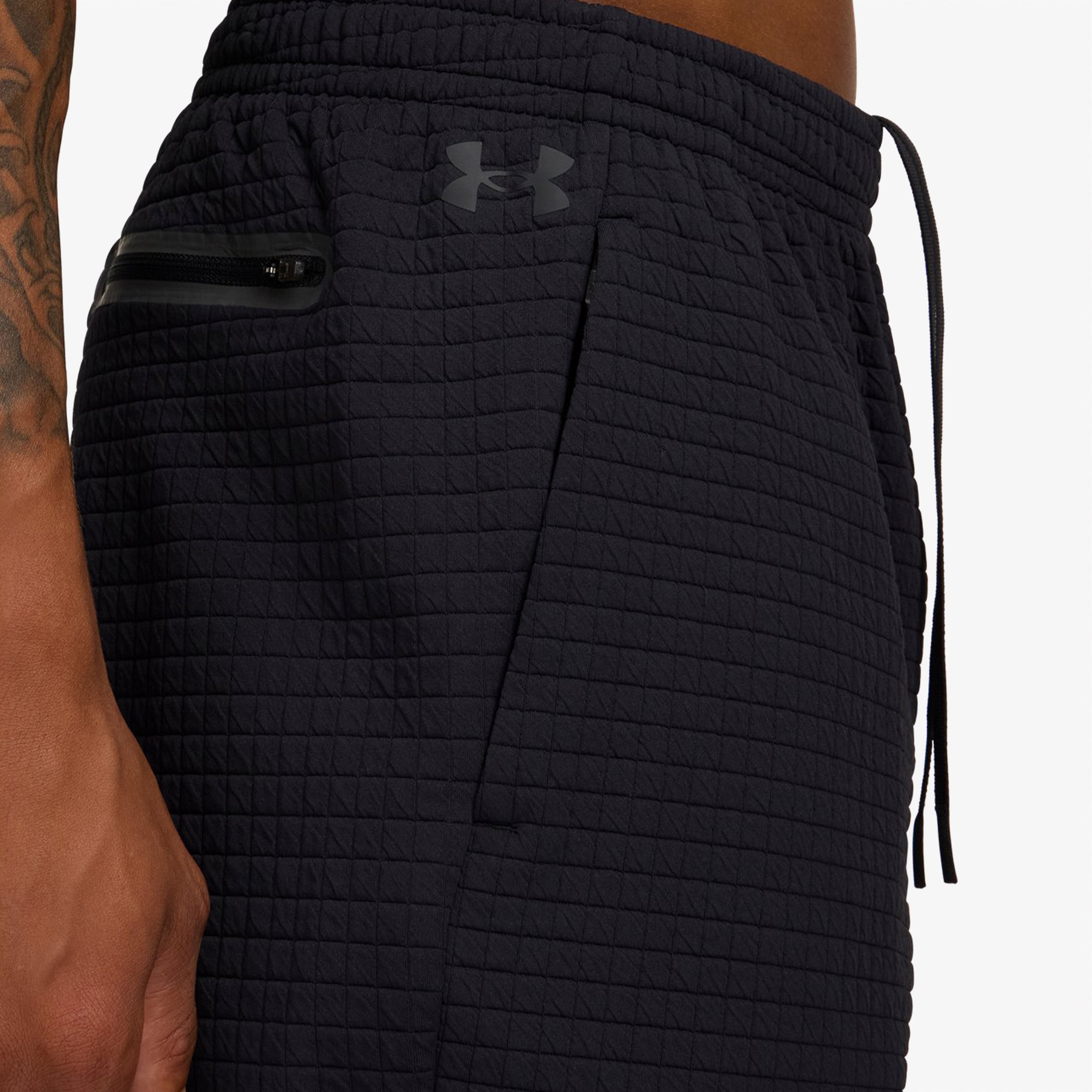 Under Armour Fleece Grid Erkek Siyah Şort