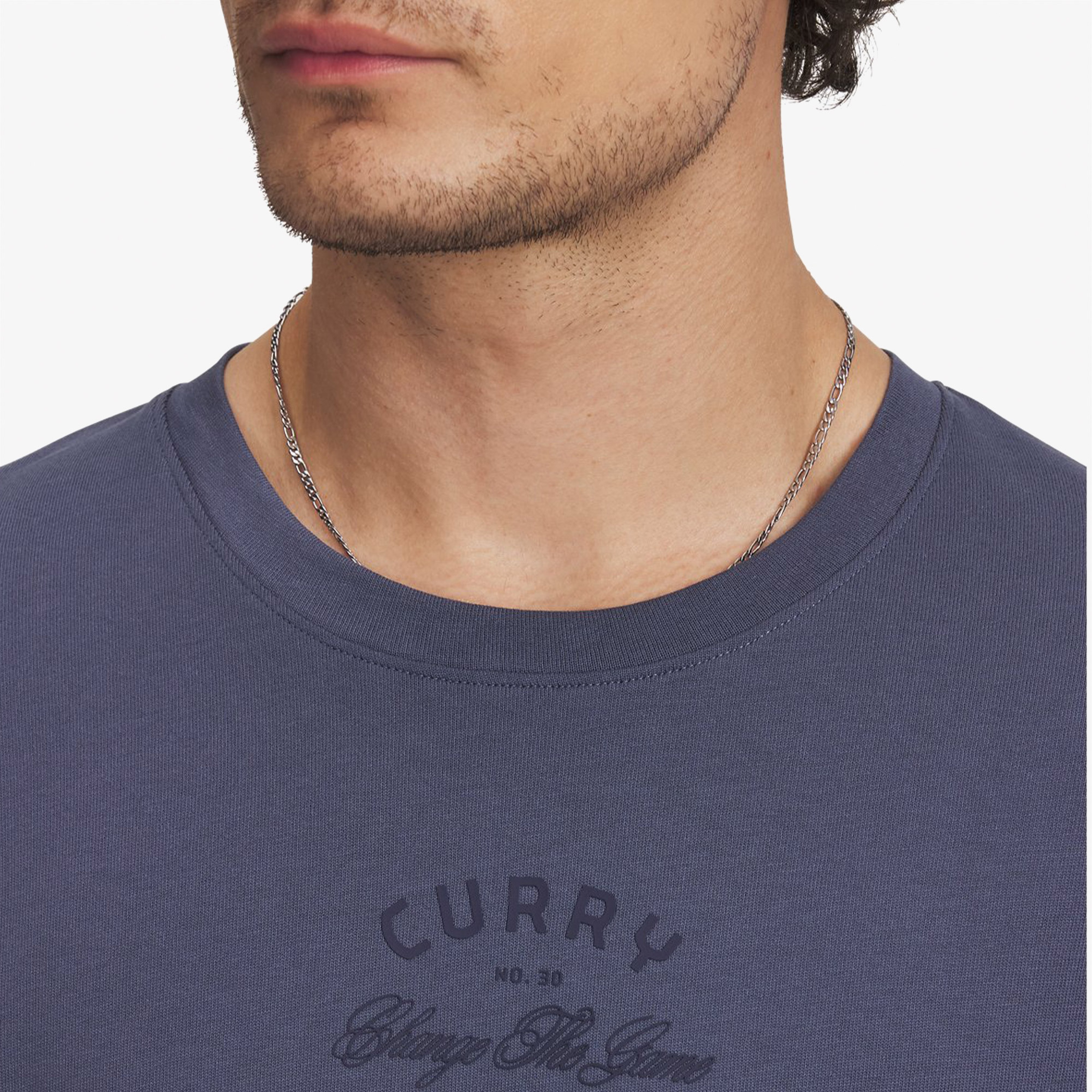 Under Armour Heavyweight Verbiage Erkek Lacivert T-Shirt